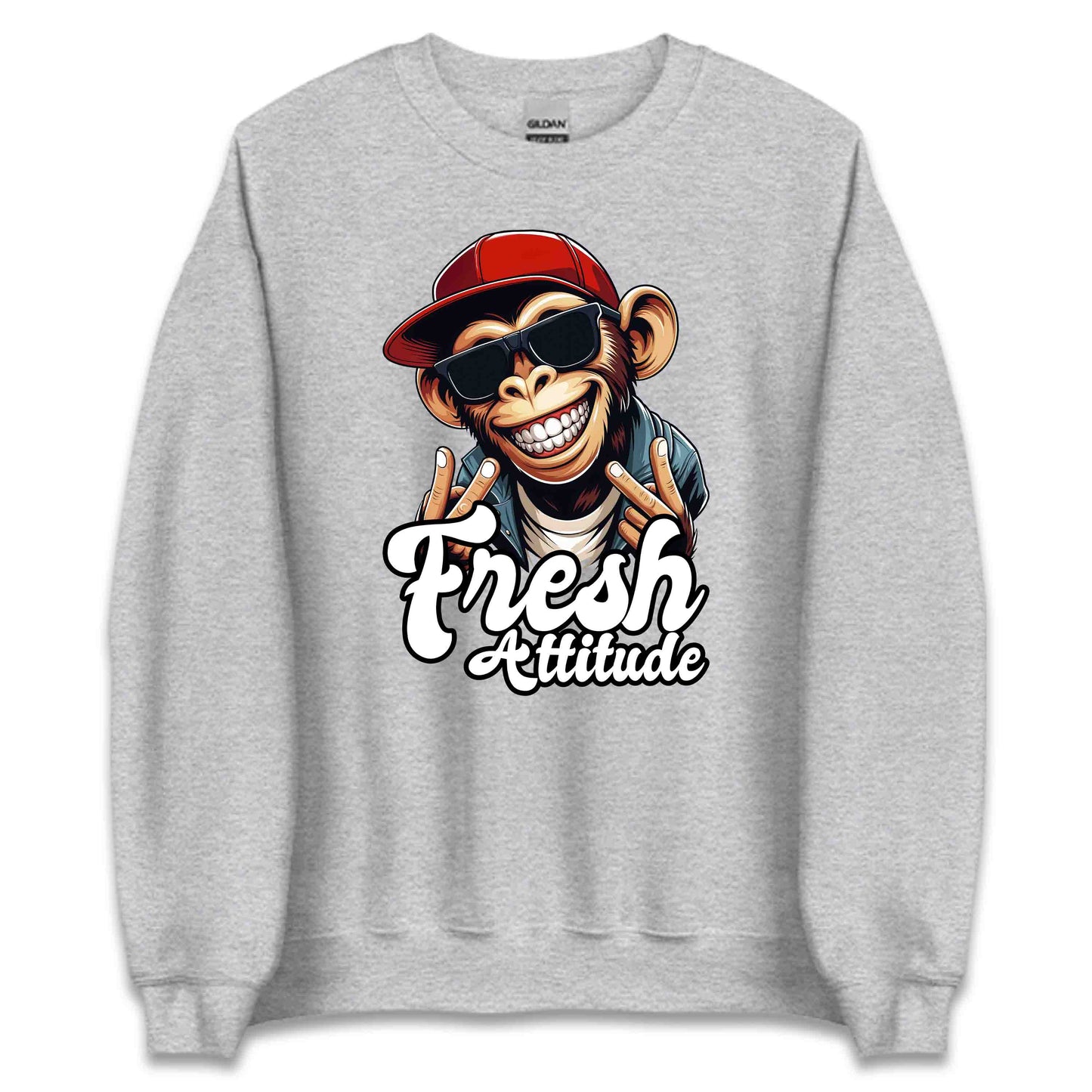 Fresh Attitude Monkey Hip Hop Lovers | PRODUCT CODE: FATDHPLVEMQP