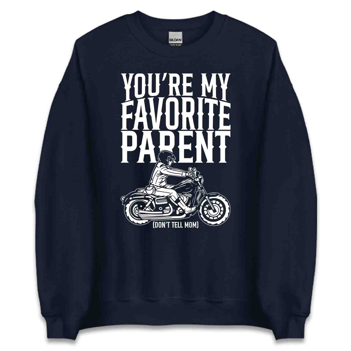 Funny Motorcycle Dad Shirt | Biker Joke Tee, Sweatshirt, or Hoodie | PRODUCT CODE: FBNMEWTSC
