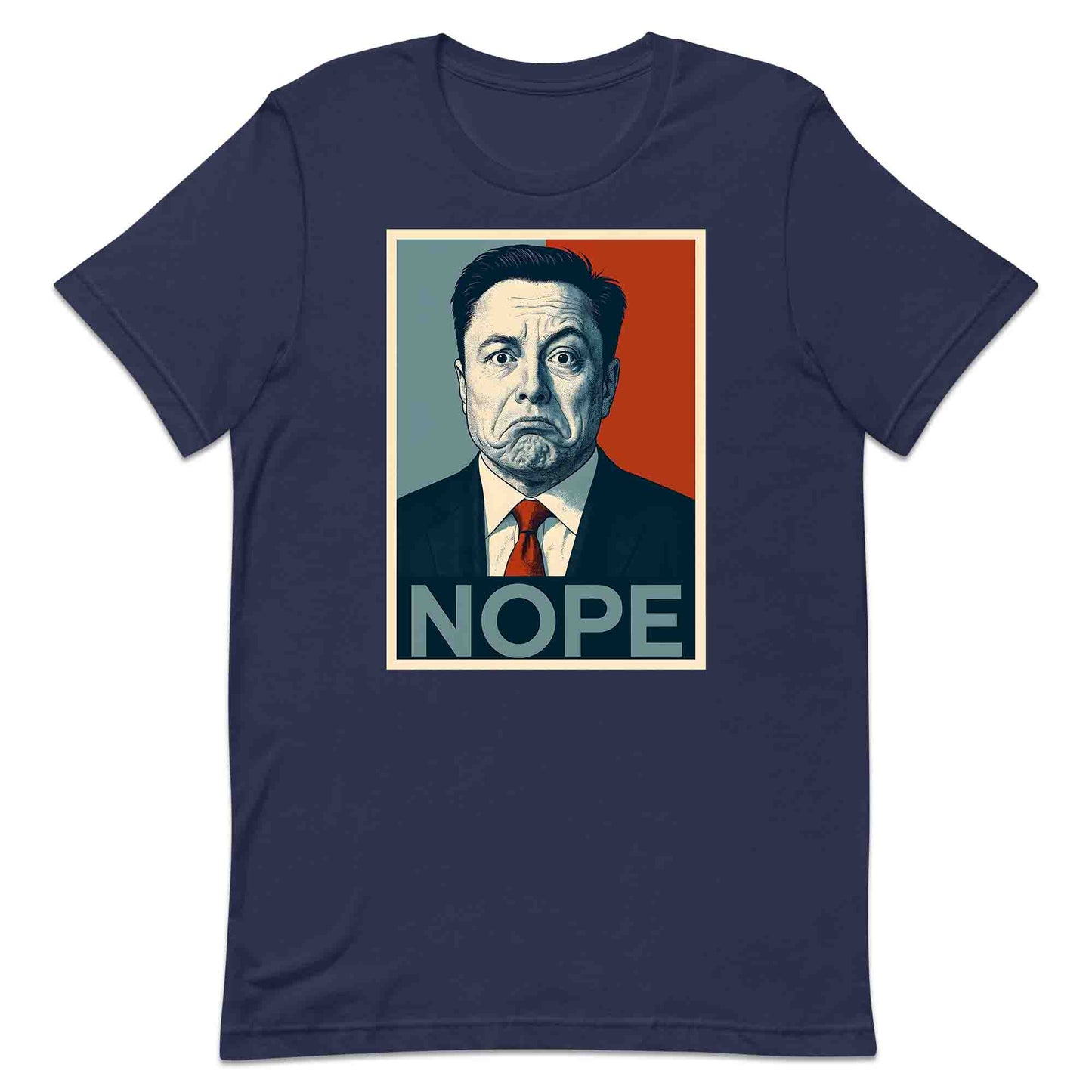 Funny Elon Musk "NOPE" Meme T-Shirt, Jumper & Hoodie – Political Parody, Sarcastic Humor for SpaceX Geeks & Tech Fans | PRODUCT CODE: FEBHJSAD