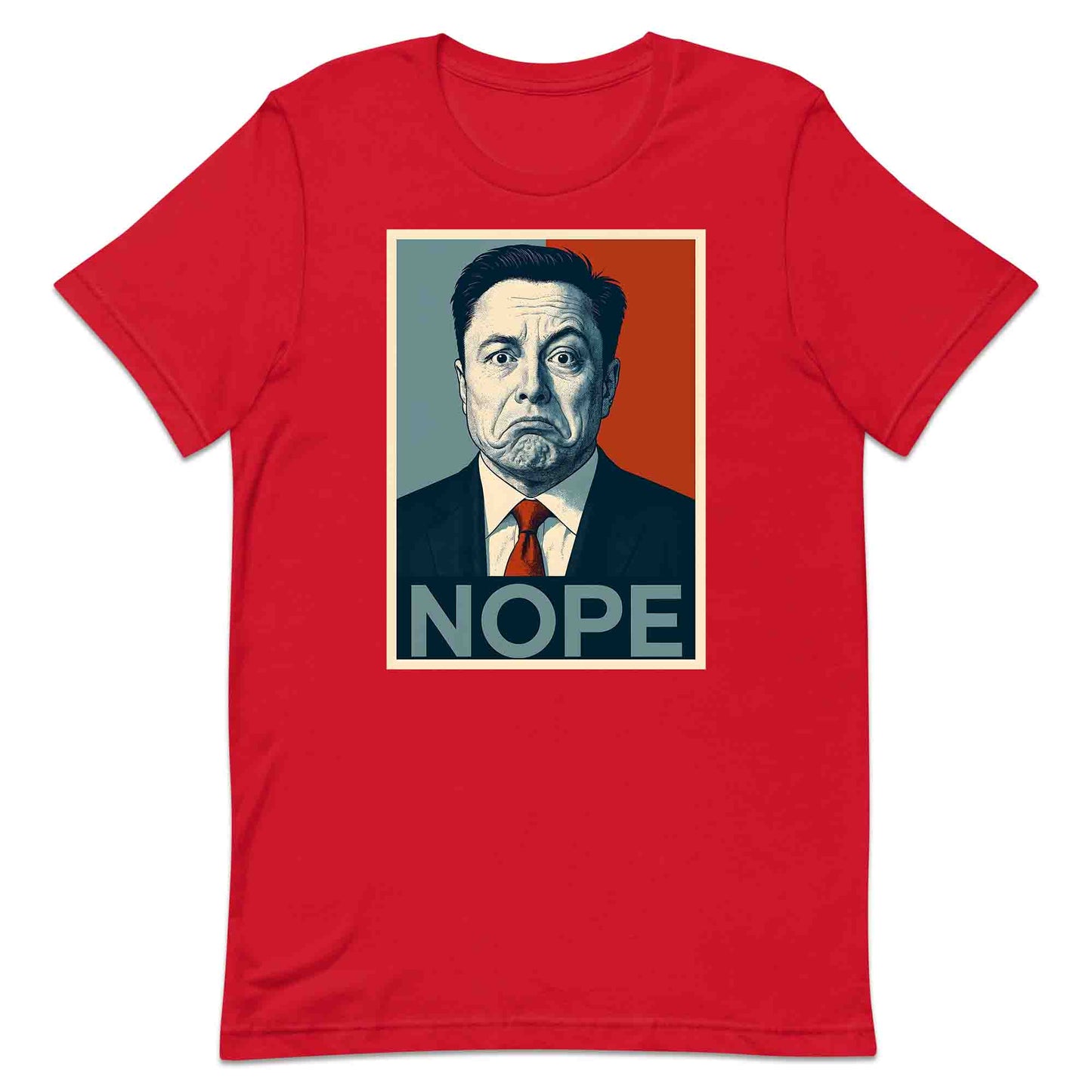 Funny Elon Musk "NOPE" Meme T-Shirt, Jumper & Hoodie – Political Parody, Sarcastic Humor for SpaceX Geeks & Tech Fans | PRODUCT CODE: FEBHJSAD