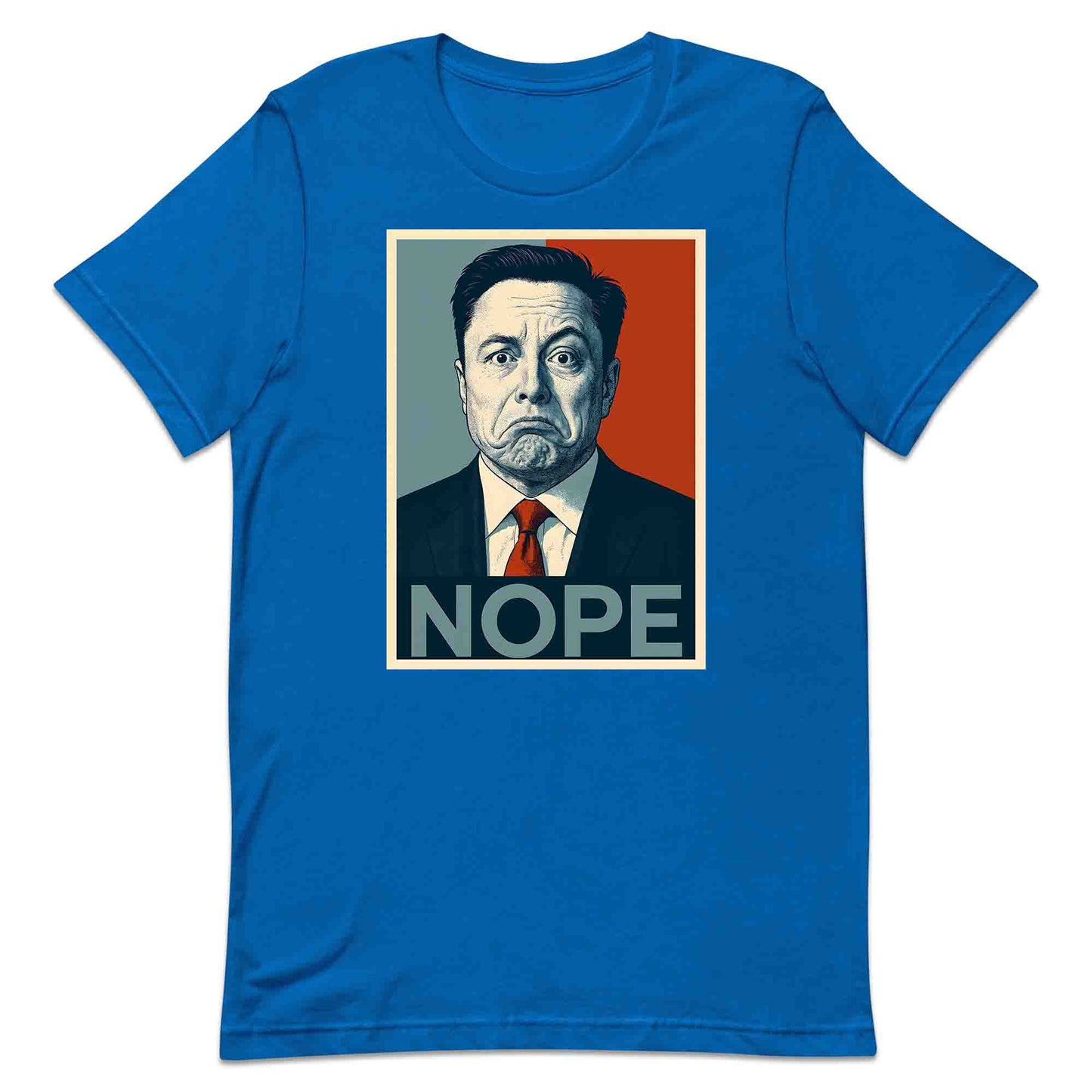 Funny Elon Musk "NOPE" Meme T-Shirt, Jumper & Hoodie – Political Parody, Sarcastic Humor for SpaceX Geeks & Tech Fans | PRODUCT CODE: FEBHJSAD