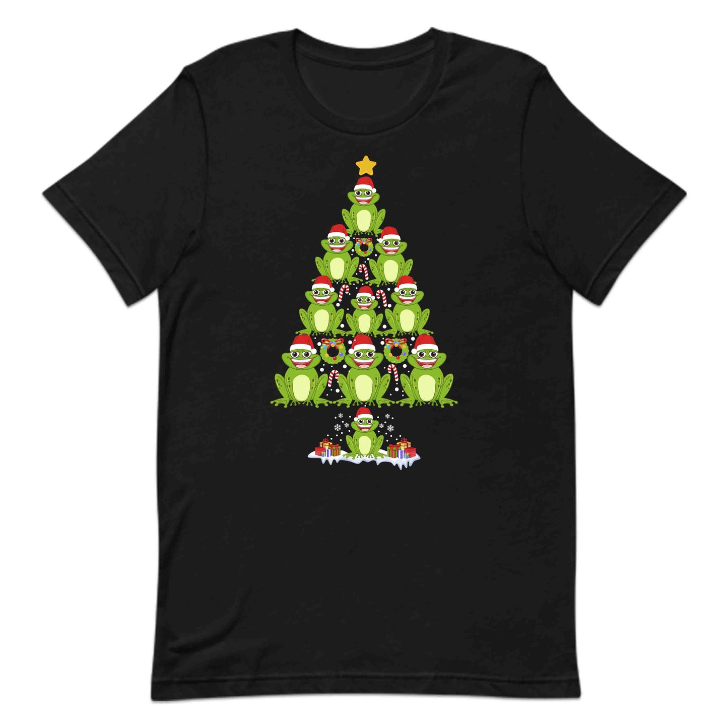 Frogs Christmas Tree Festive Frog Xmas Amphibian | PRODUCT CODE: FGSCHRMTWEVX