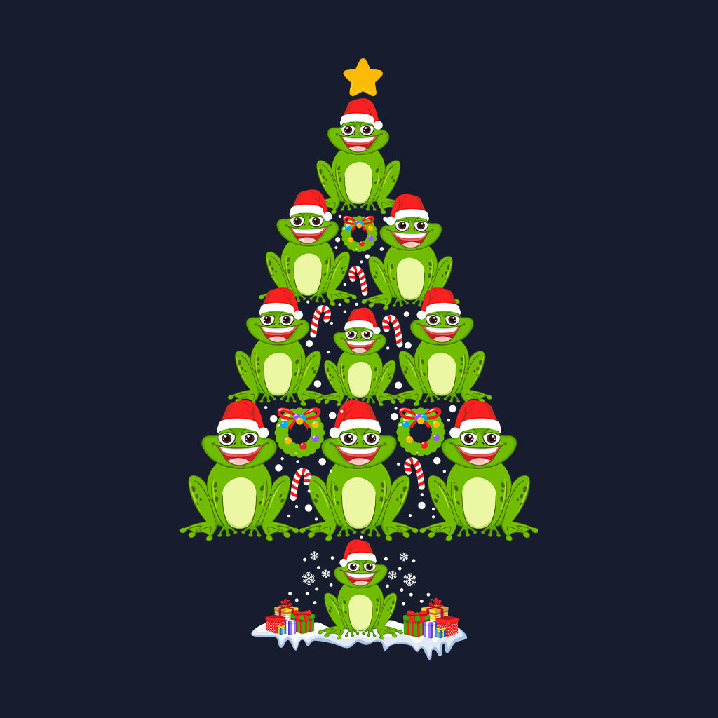 Frogs Christmas Tree Festive Frog Xmas Amphibian | PRODUCT CODE: FGSCHRMTWEVX