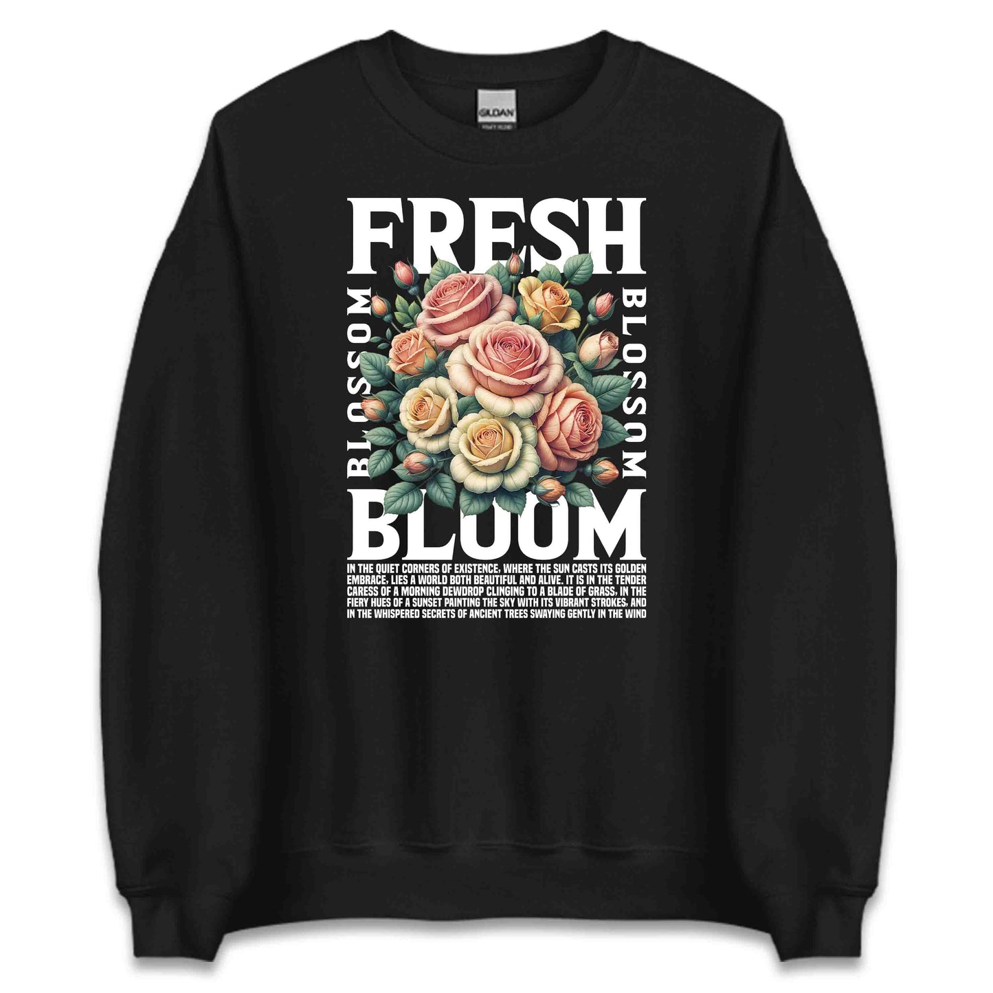 Fresh Bloom Vibrant Floral Nature-Inspired Rose | PRODUCT CODE: FHSRBOLMVBNG