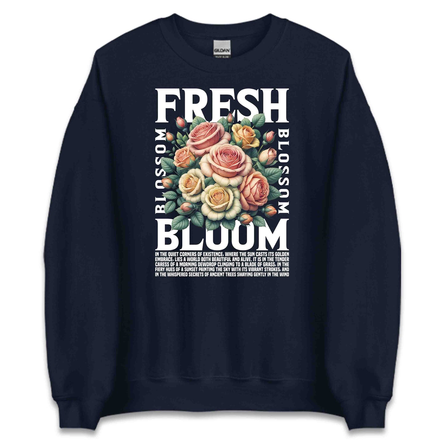 Fresh Bloom Vibrant Floral Nature-Inspired Rose | PRODUCT CODE: FHSRBOLMVBNG