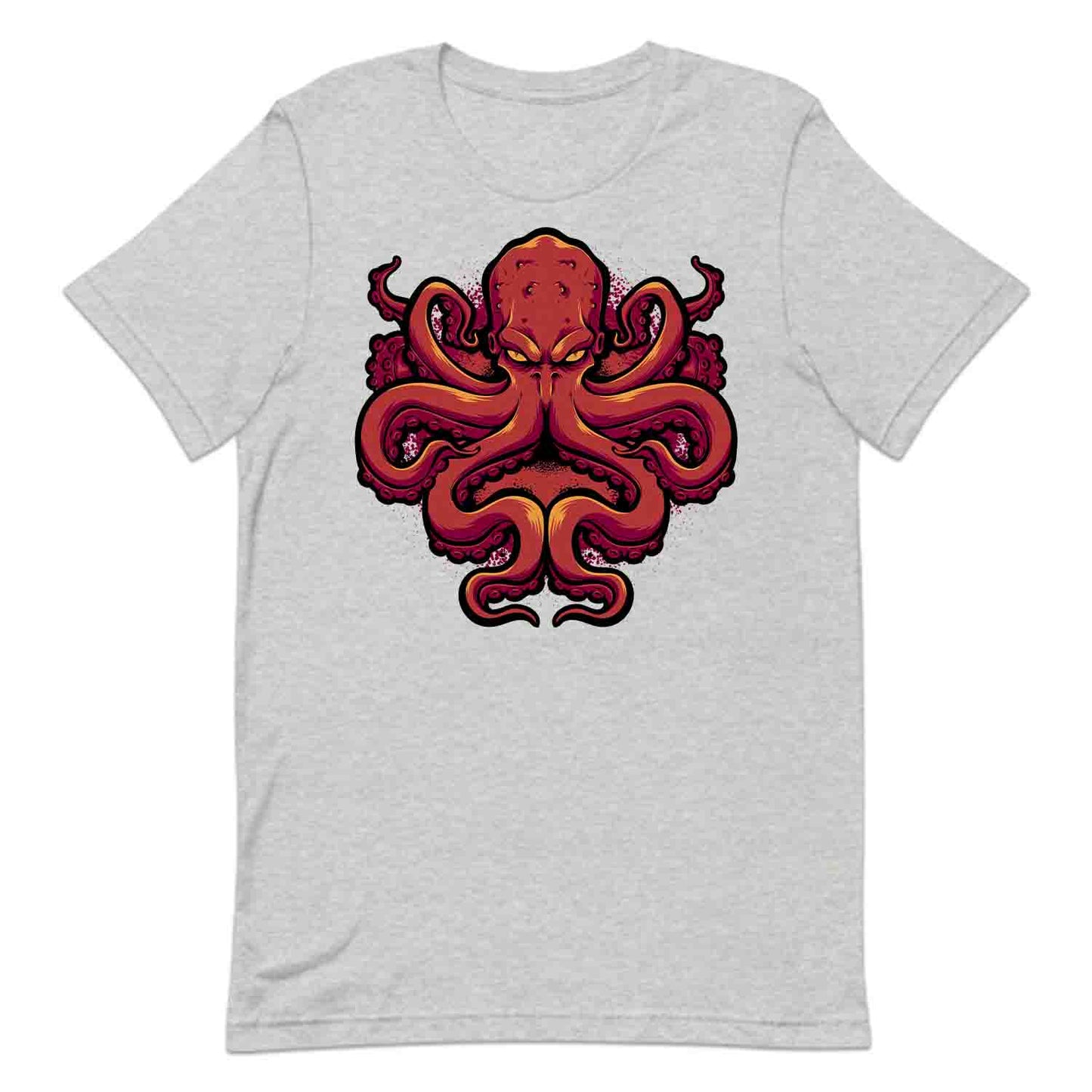Fierce Red Octopus – Kraken Sea Monster T-Shirt, Sweatshirt & Hoodie | PRODUCT CODE: FHWJERNM