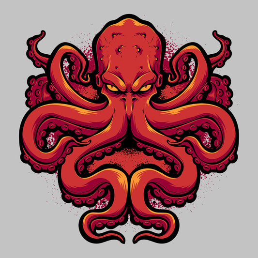 Fierce Red Octopus – Kraken Sea Monster T-Shirt, Sweatshirt & Hoodie | PRODUCT CODE: FHWJERNM