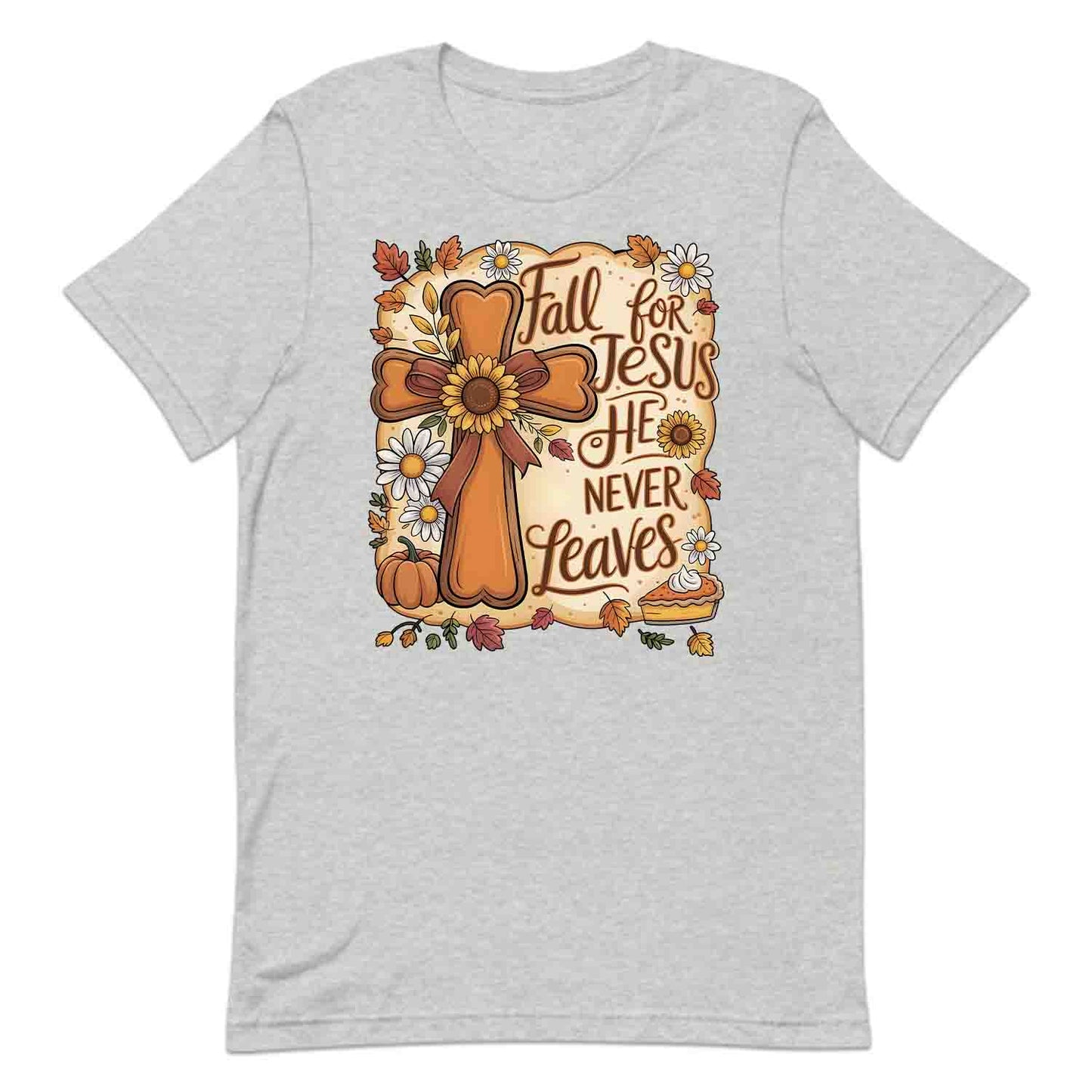 Fall for Jesus T-Shirt, Autumn Faith Sweatshirt, Pumpkin Pie Hoodie | PRODUCT CODE: FJMQWEBINV