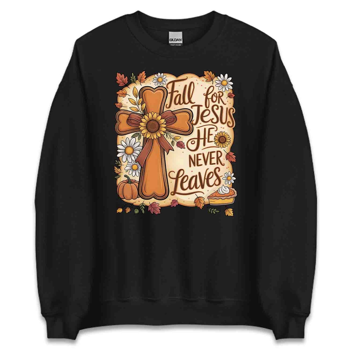 Fall for Jesus T-Shirt, Autumn Faith Sweatshirt, Pumpkin Pie Hoodie | PRODUCT CODE: FJMQWEBINV