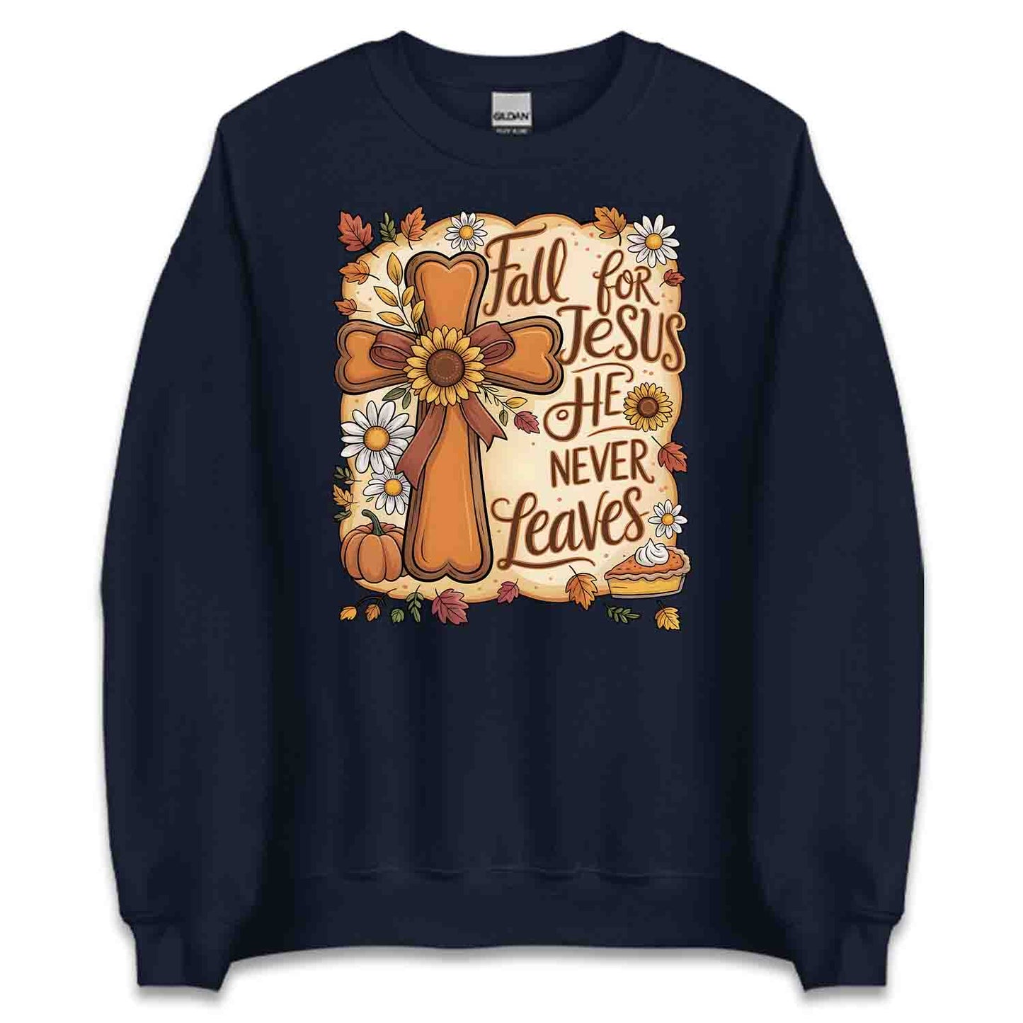 Fall for Jesus T-Shirt, Autumn Faith Sweatshirt, Pumpkin Pie Hoodie | PRODUCT CODE: FJMQWEBINV