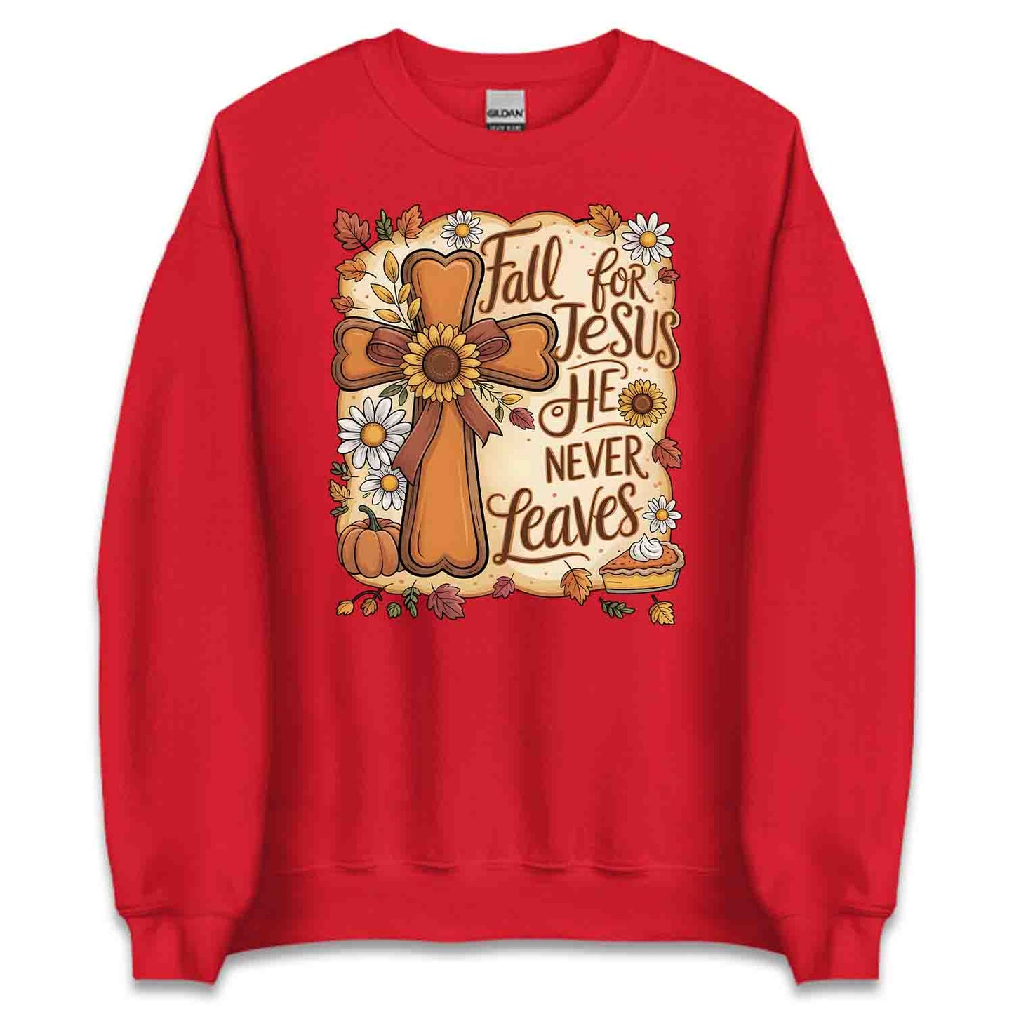 Fall for Jesus T-Shirt, Autumn Faith Sweatshirt, Pumpkin Pie Hoodie | PRODUCT CODE: FJMQWEBINV