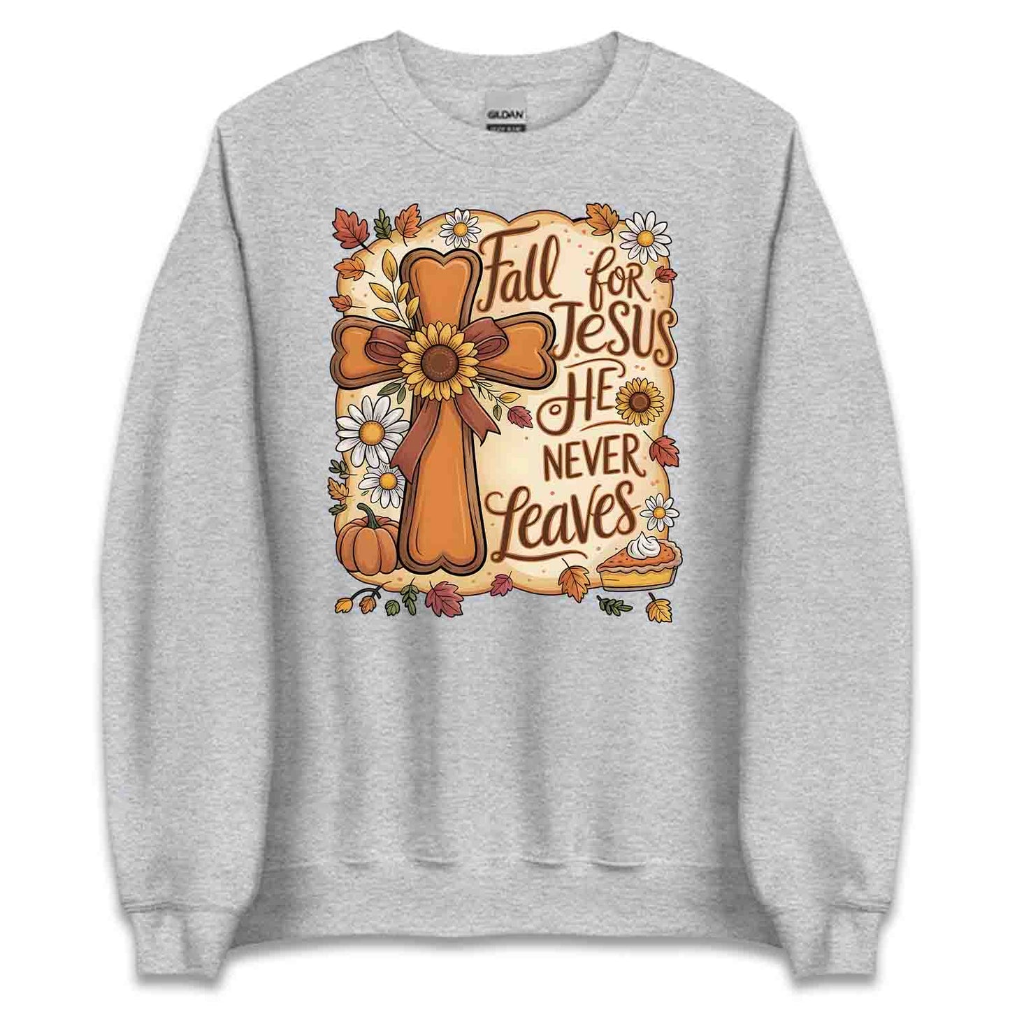 Fall for Jesus T-Shirt, Autumn Faith Sweatshirt, Pumpkin Pie Hoodie | PRODUCT CODE: FJMQWEBINV