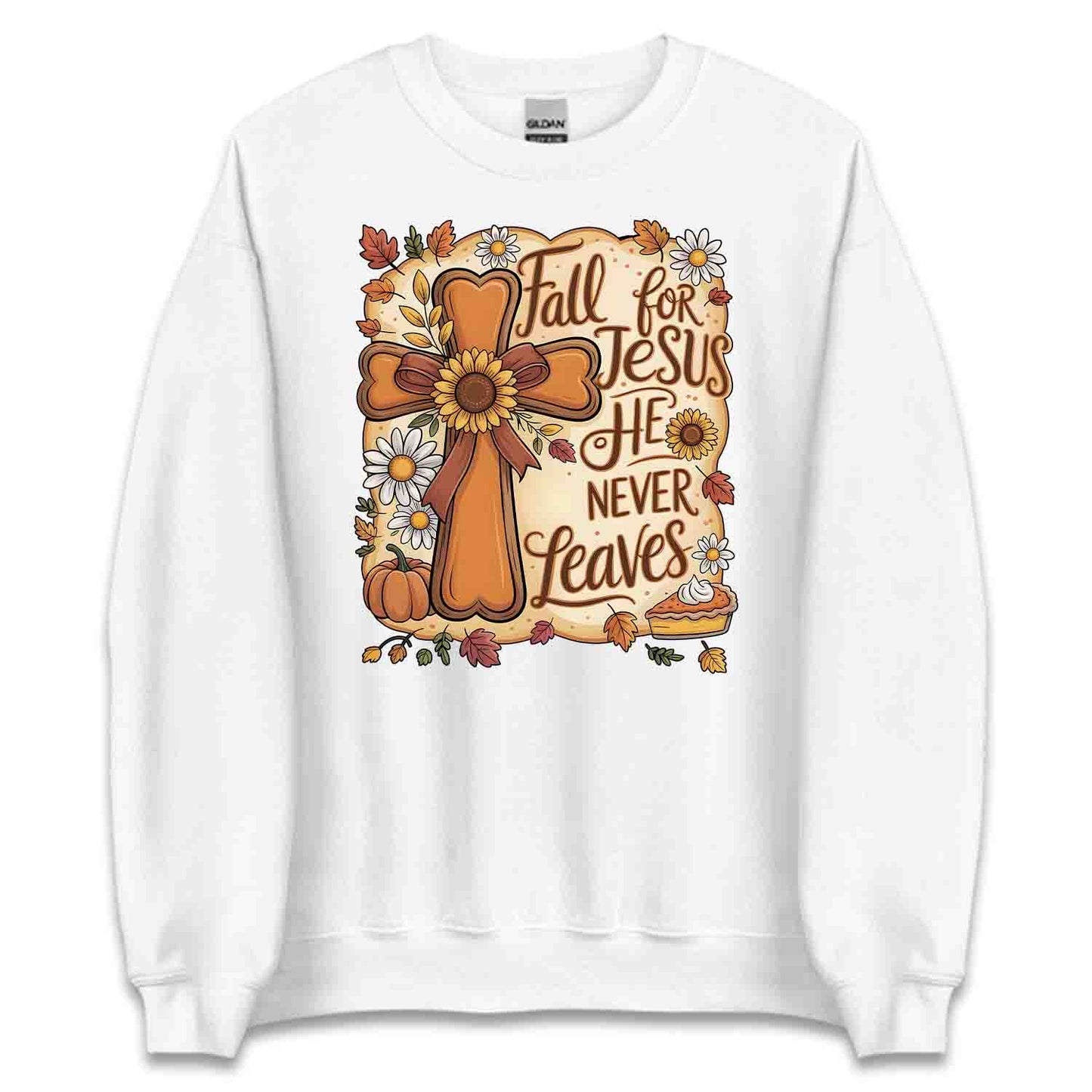 Fall for Jesus T-Shirt, Autumn Faith Sweatshirt, Pumpkin Pie Hoodie | PRODUCT CODE: FJMQWEBINV