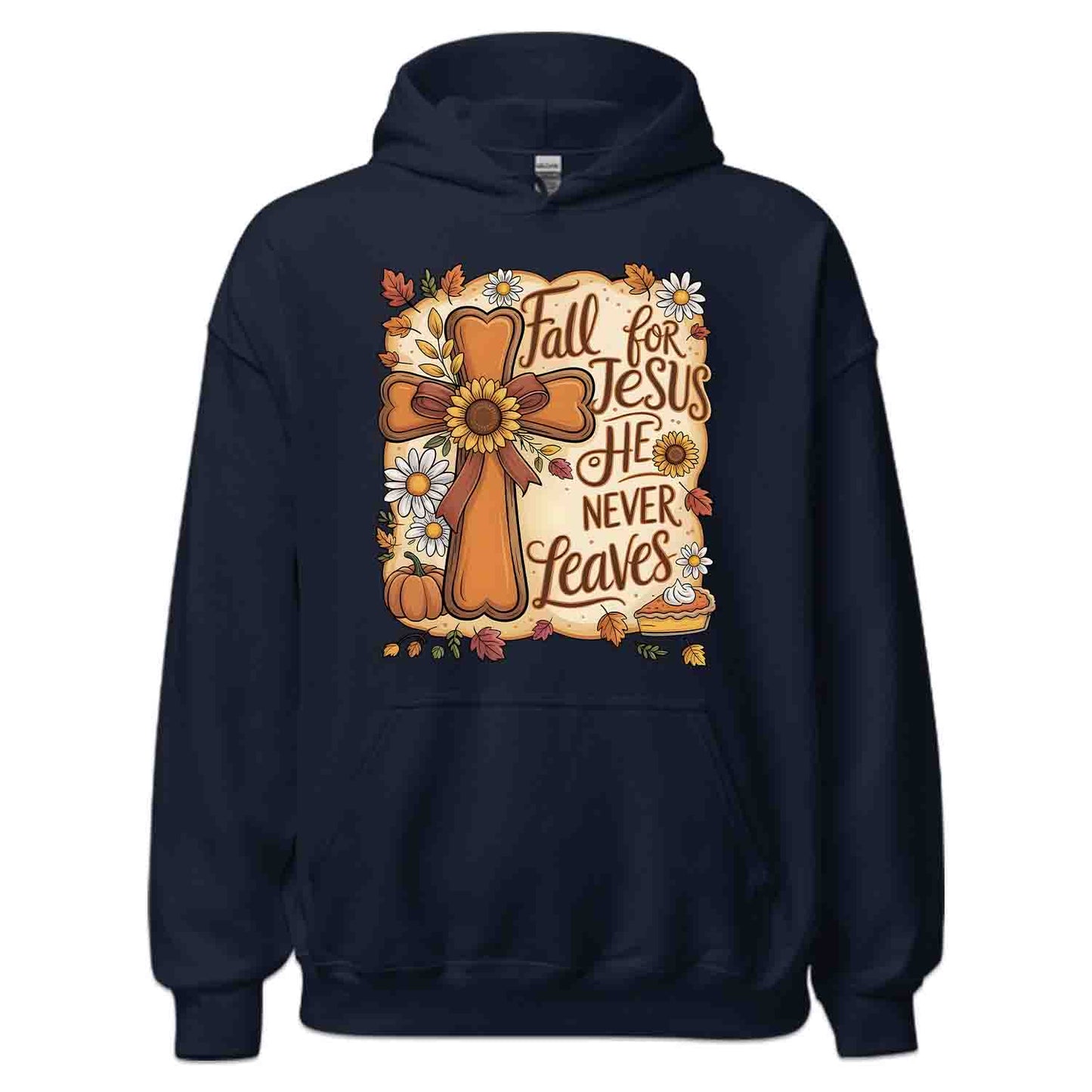 Fall for Jesus T-Shirt, Autumn Faith Sweatshirt, Pumpkin Pie Hoodie | PRODUCT CODE: FJMQWEBINV