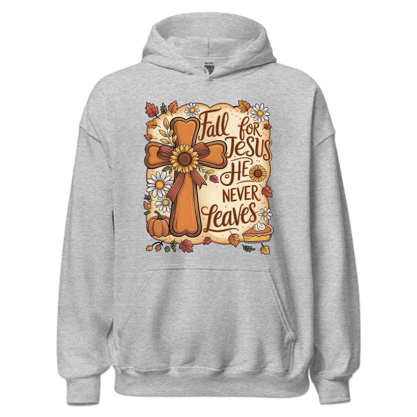 Fall for Jesus T-Shirt, Autumn Faith Sweatshirt, Pumpkin Pie Hoodie | PRODUCT CODE: FJMQWEBINV