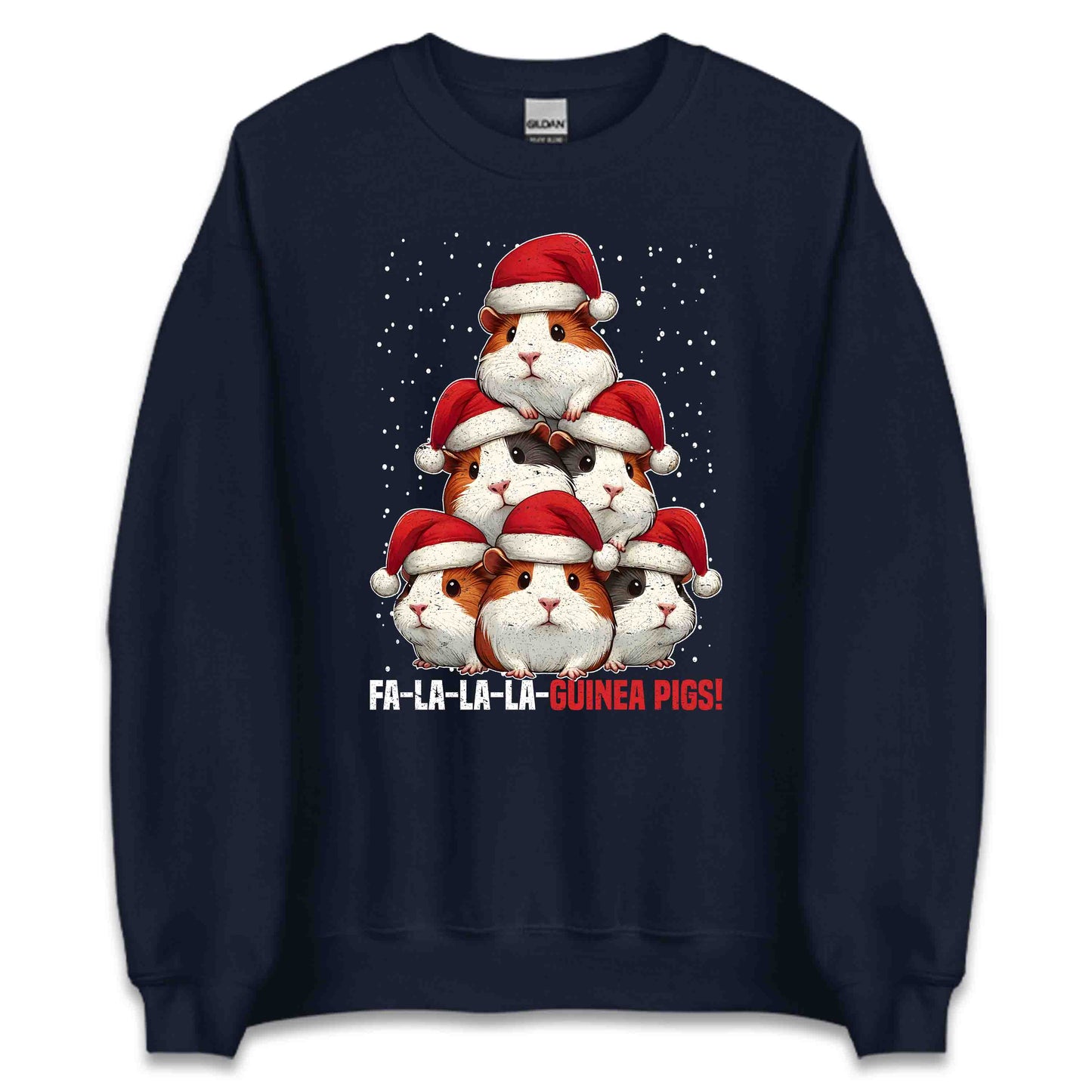 Fa La La La Guinea Pigs Christmas Xmas Guinea Pig Stack | PRODUCT CODE: FLAGNUGPSRDT
