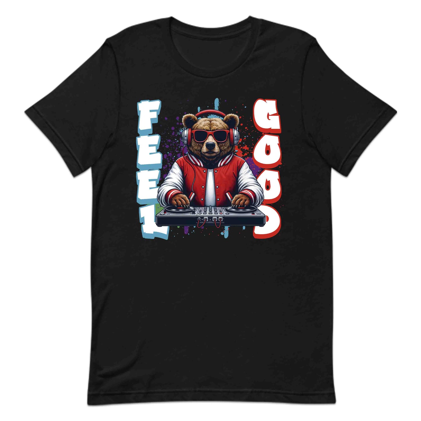 Feel Good DJ Bear Cool Bear with Headphones | PRODUCT CODE: FLEGDOBREH