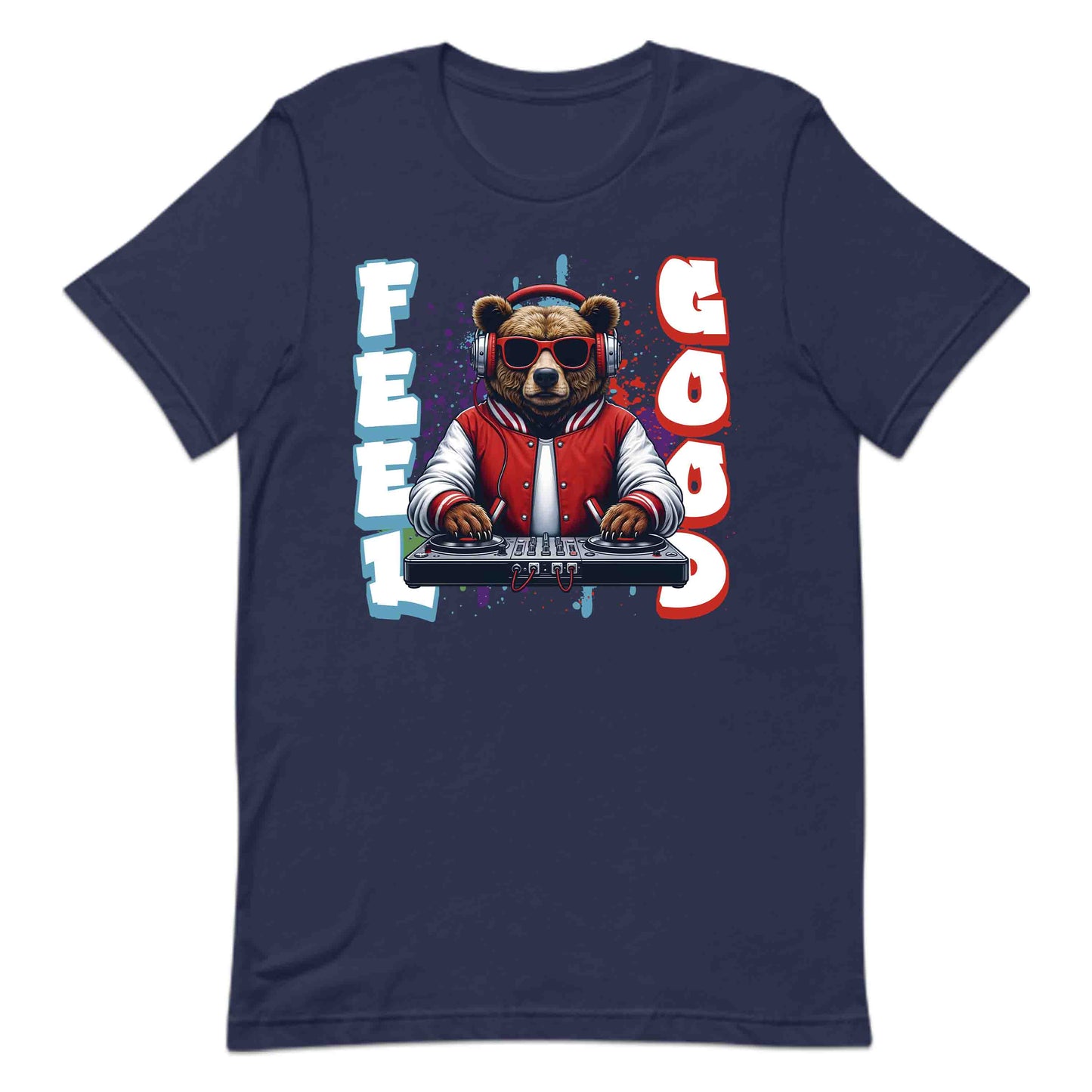 Feel Good DJ Bear Cool Bear with Headphones | PRODUCT CODE: FLEGDOBREH