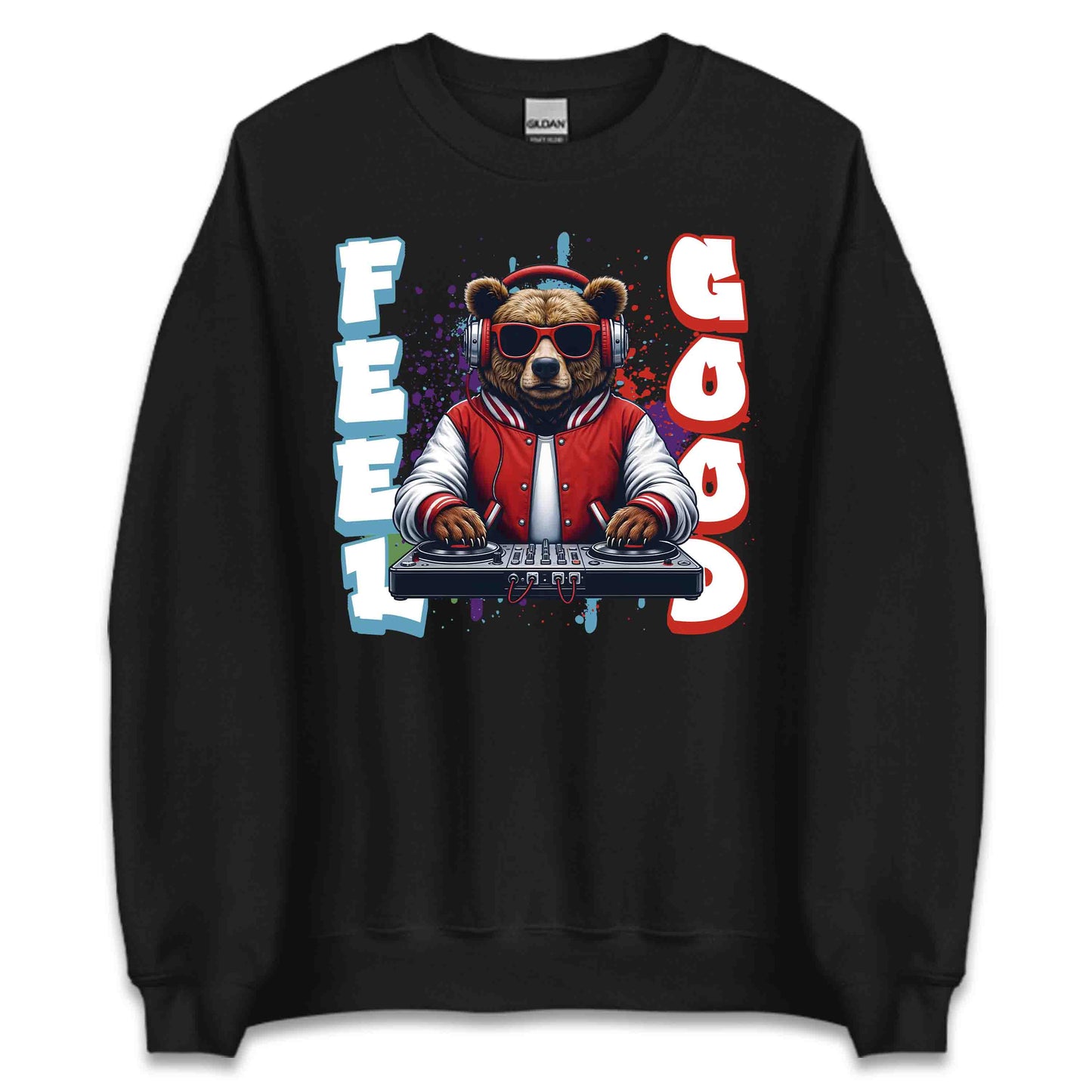 Feel Good DJ Bear Cool Bear with Headphones | PRODUCT CODE: FLEGDOBREH