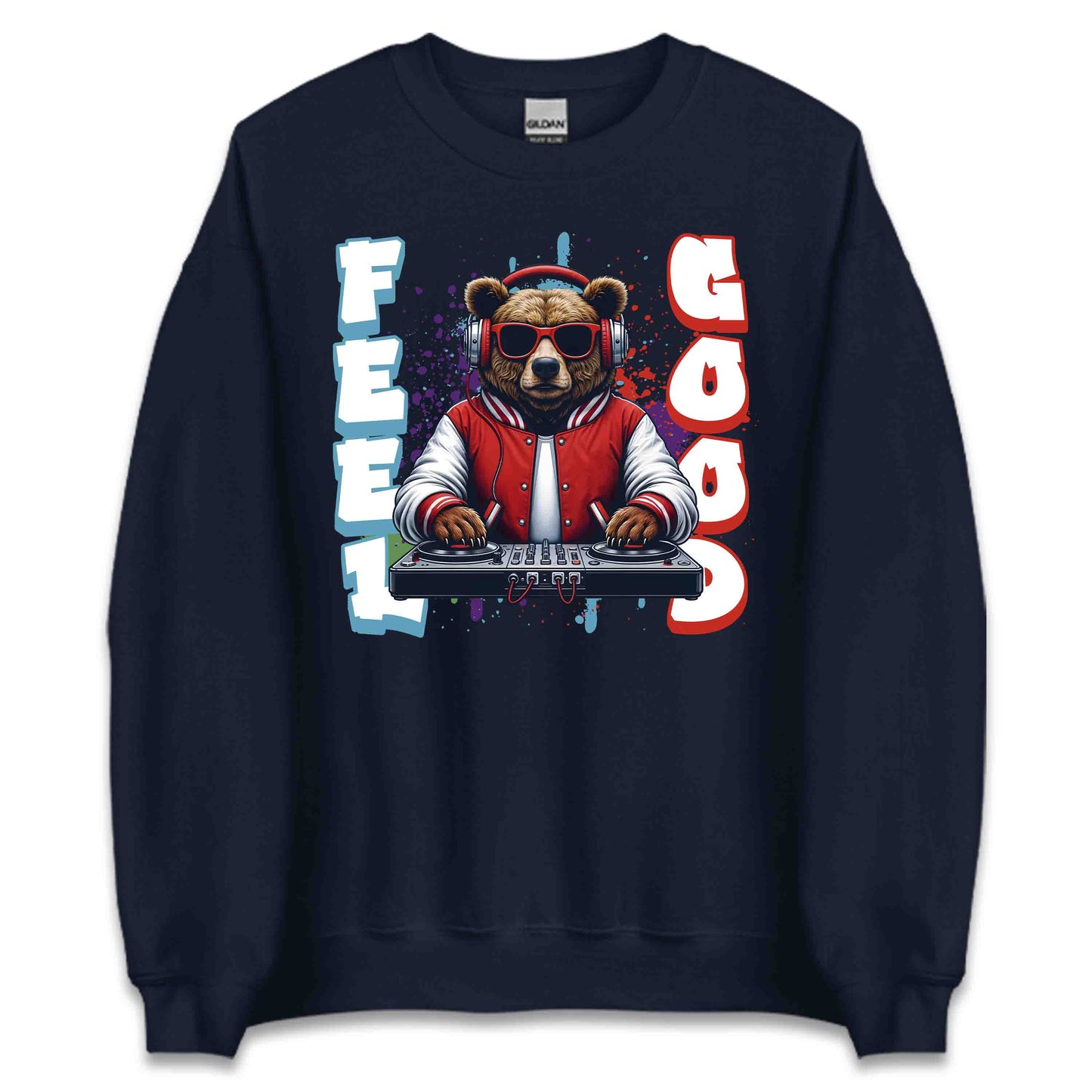 Feel Good DJ Bear Cool Bear with Headphones | PRODUCT CODE: FLEGDOBREH