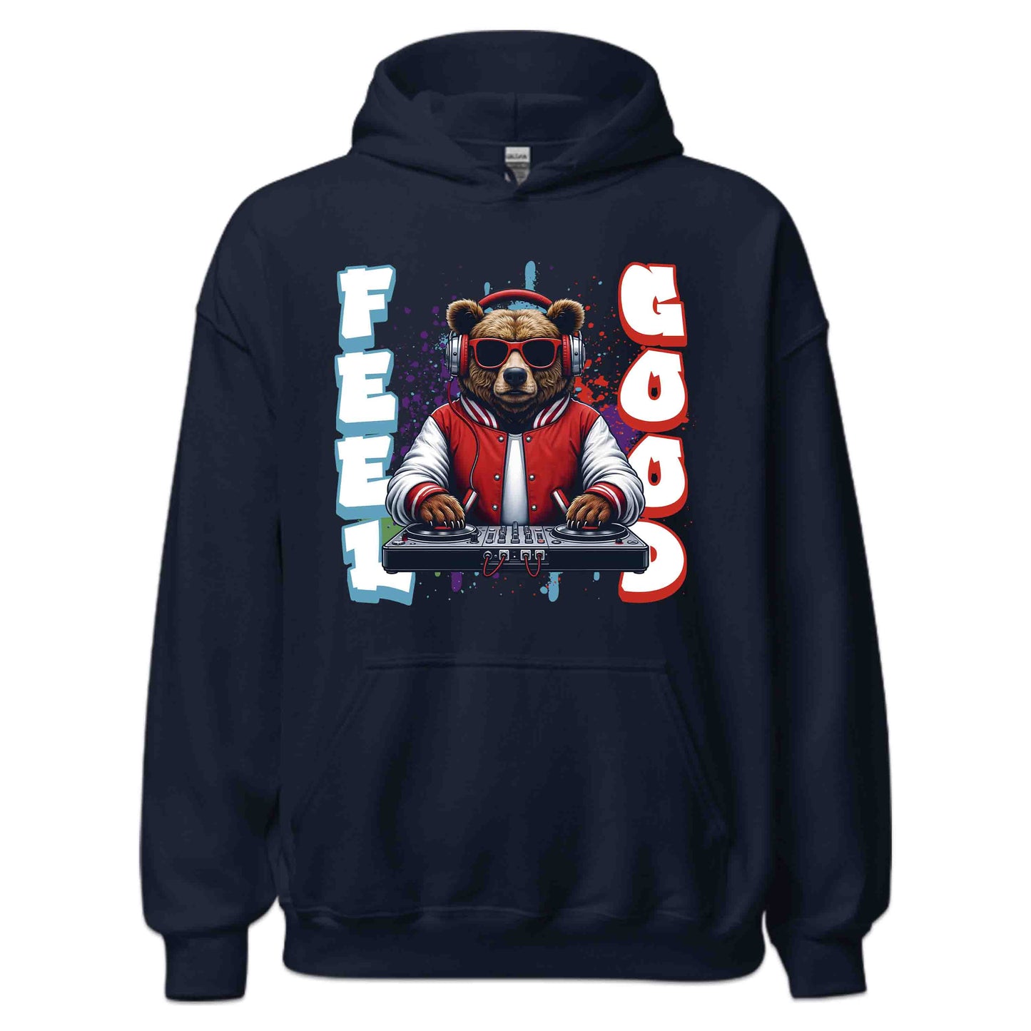 Feel Good DJ Bear Cool Bear with Headphones | PRODUCT CODE: FLEGDOBREH