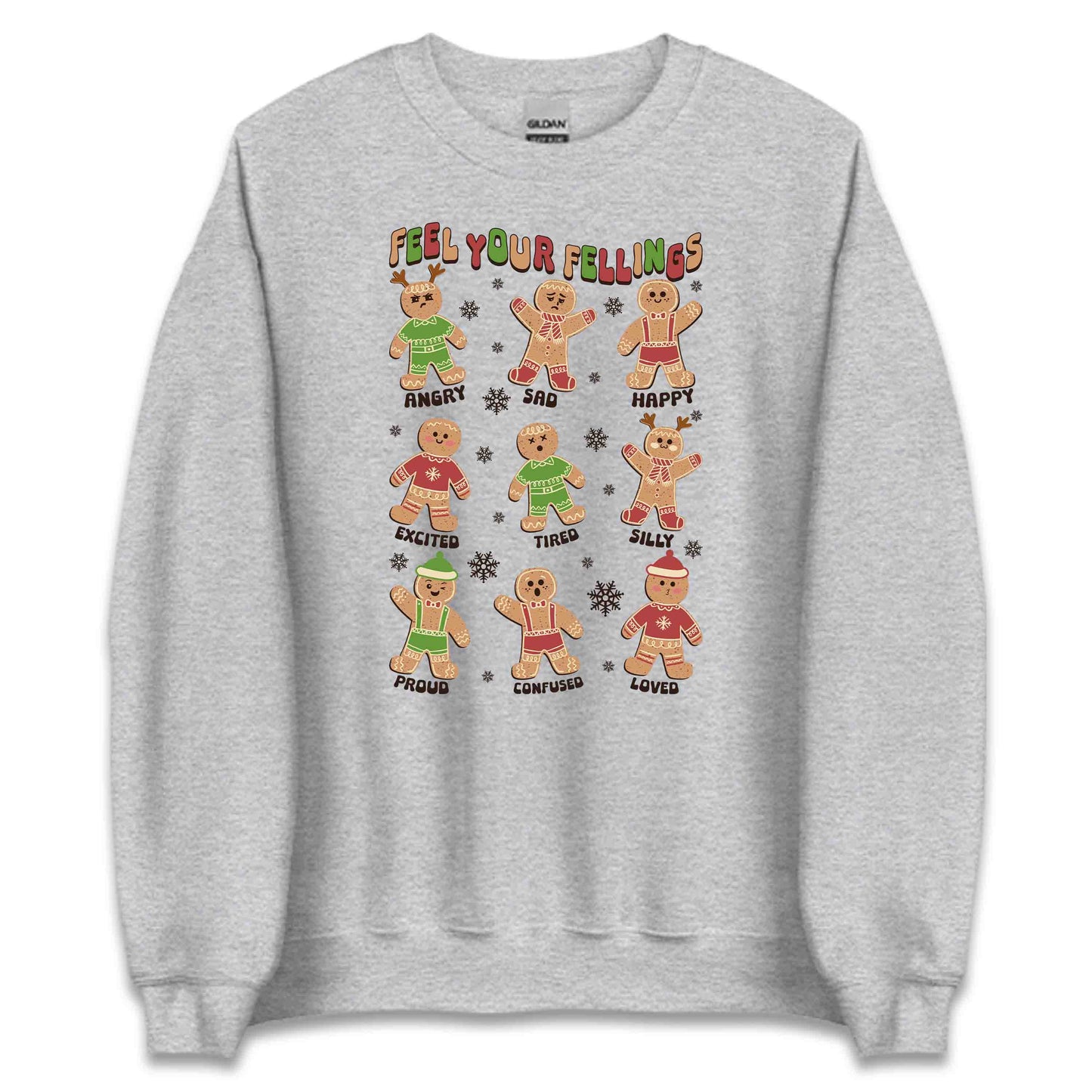 Feel Your Feelings Christmas Gingerbread OT Xmas Mental Health | PRODUCT CODE: FLEYRNGSCHM