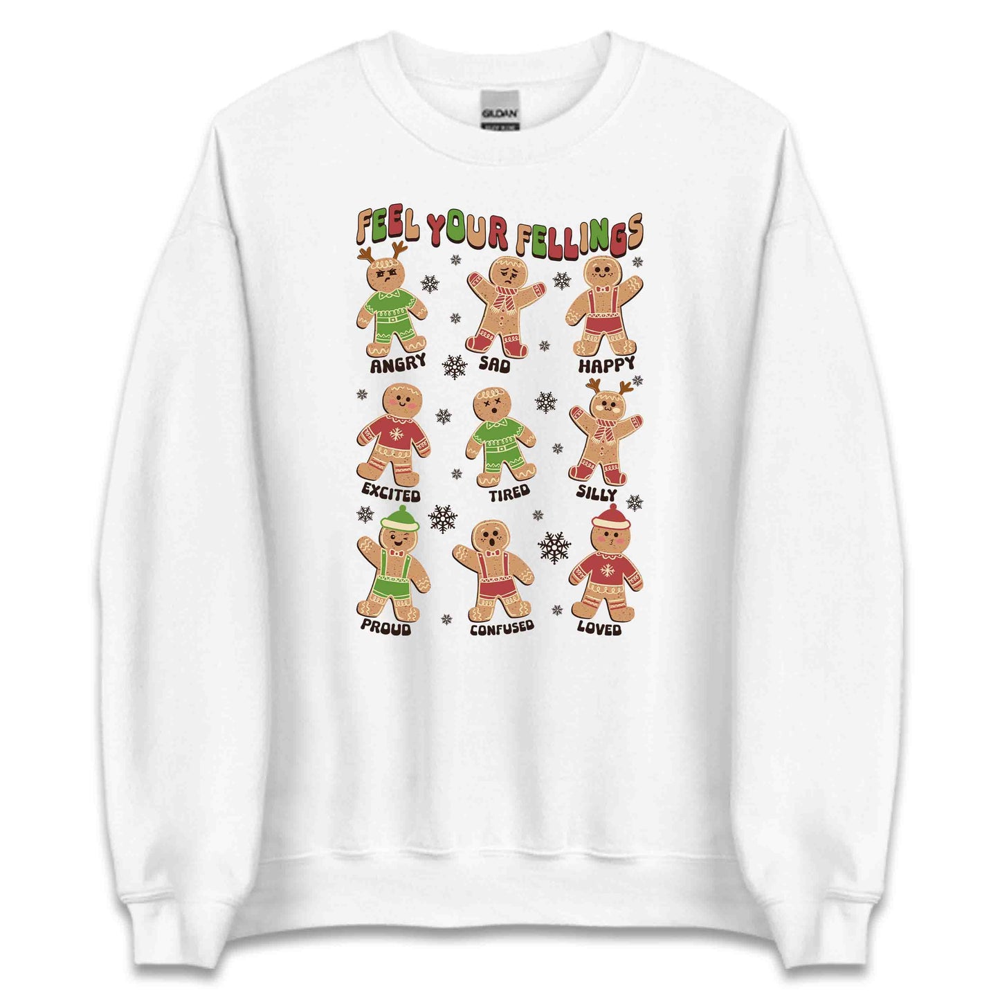 Feel Your Feelings Christmas Gingerbread OT Xmas Mental Health | PRODUCT CODE: FLEYRNGSCHM