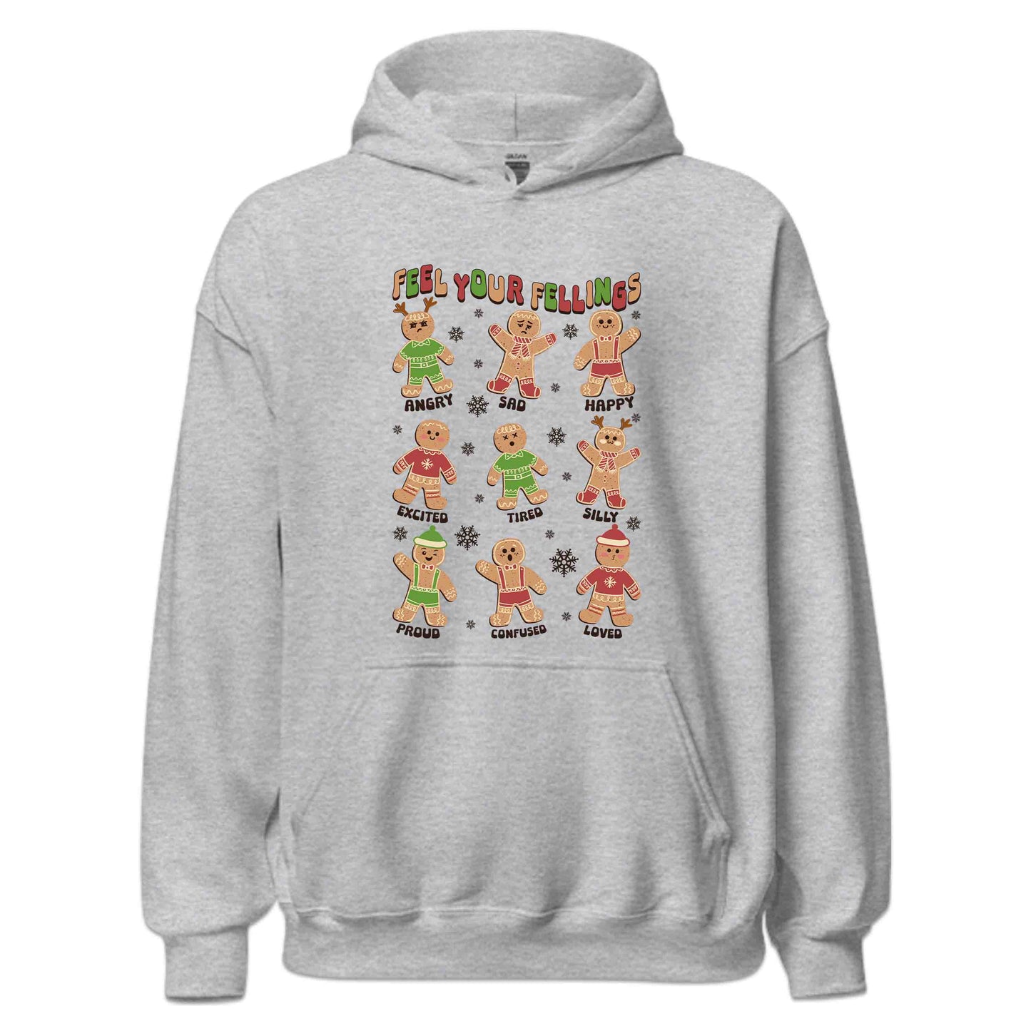 Feel Your Feelings Christmas Gingerbread OT Xmas Mental Health | PRODUCT CODE: FLEYRNGSCHM