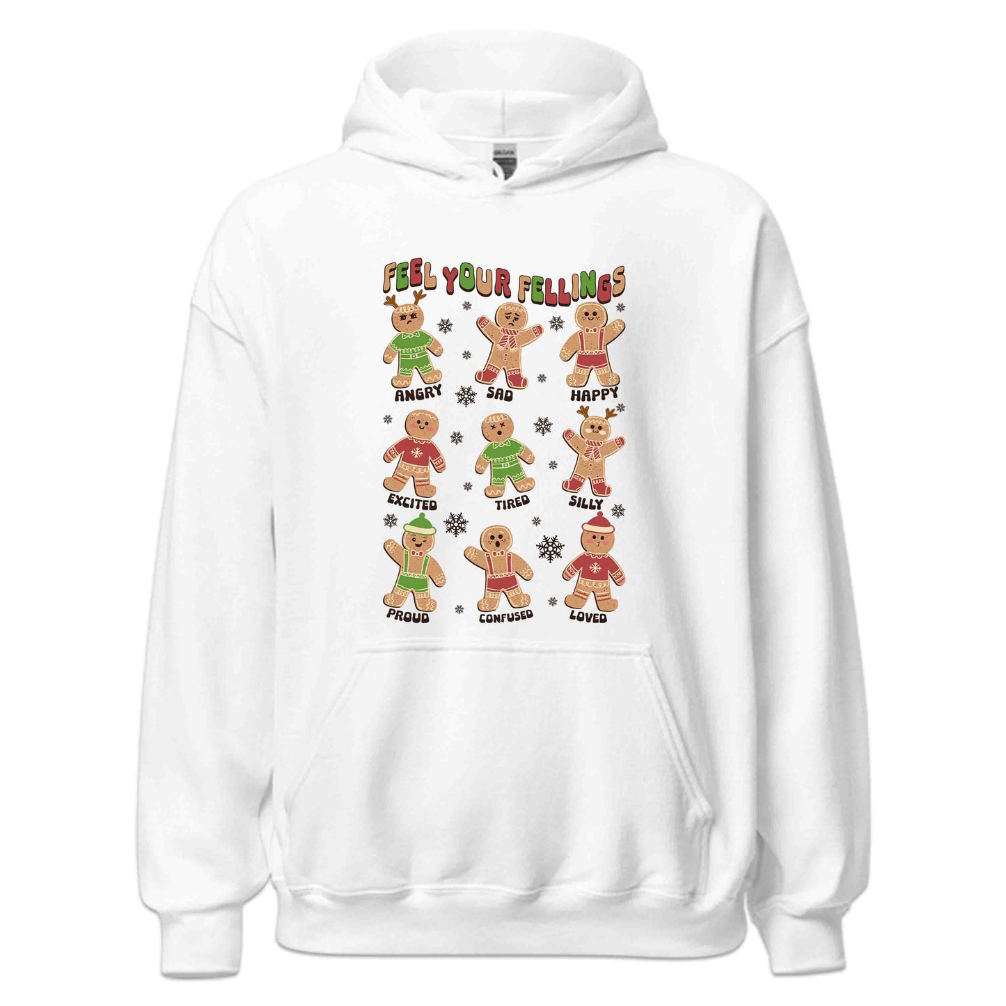 Feel Your Feelings Christmas Gingerbread OT Xmas Mental Health | PRODUCT CODE: FLEYRNGSCHM