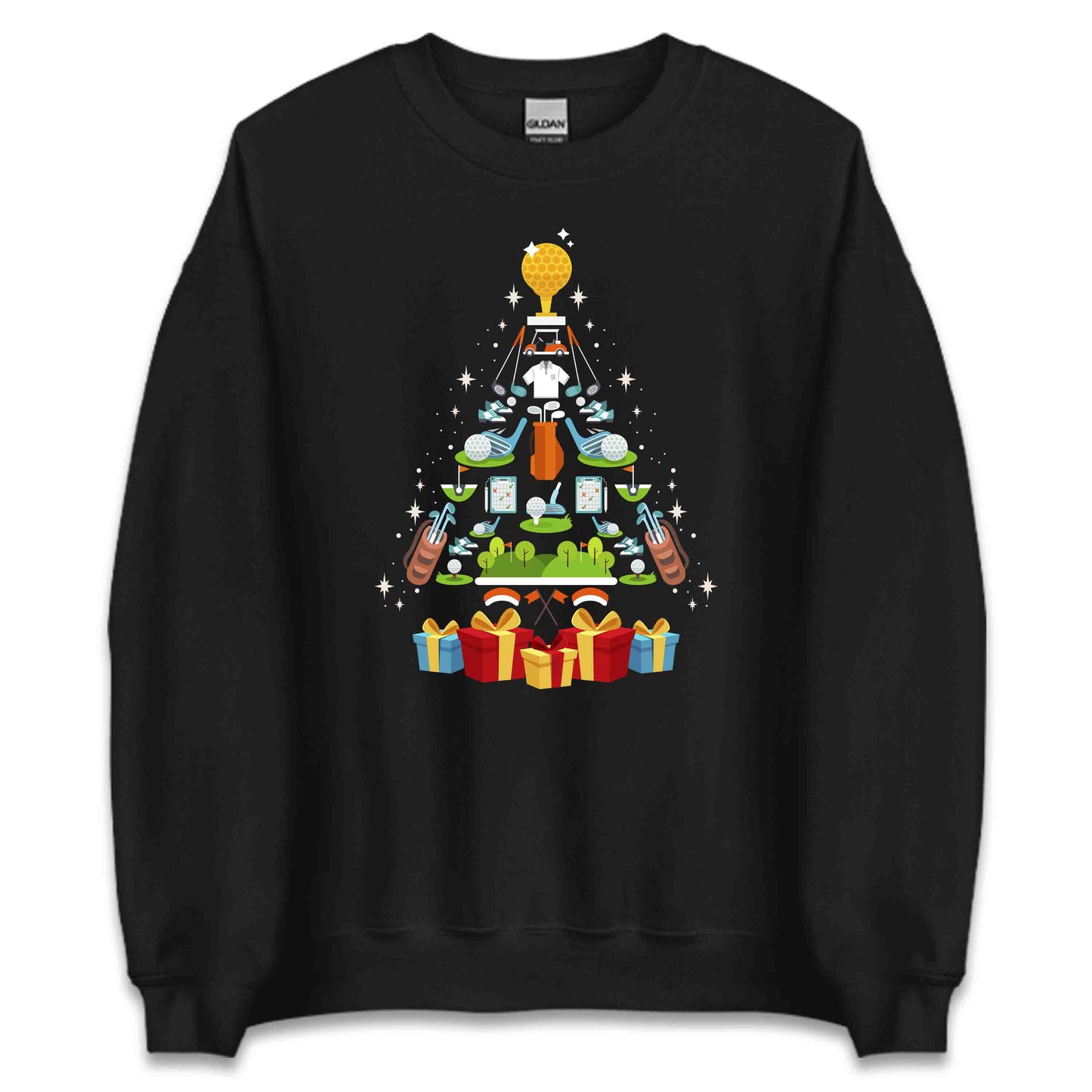 Golf Christmas Tree Festive Xmas Sports Holiday Golfing | PRODUCT CODE: FLGOCHTRXME