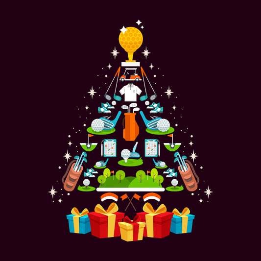 Golf Christmas Tree Festive Xmas Sports Holiday Golfing | PRODUCT CODE: FLGOCHTRXME