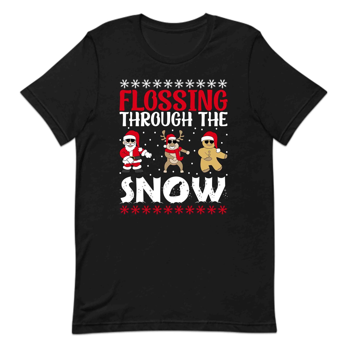 Flossing Through The Snow Christmas Dancing Xmas Dance Moves | PRODUCT CODE: FLSGTHRESNW