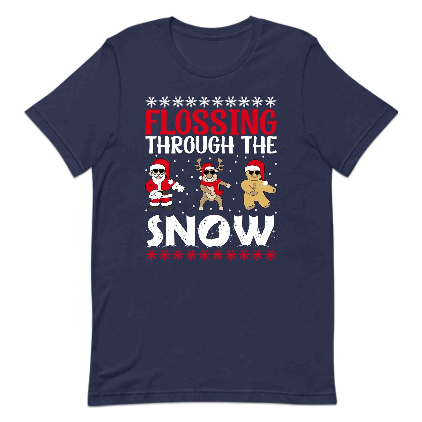 Flossing Through The Snow Christmas Dancing Xmas Dance Moves | PRODUCT CODE: FLSGTHRESNW