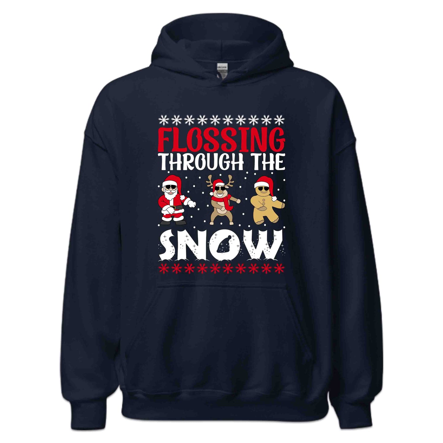 Flossing Through The Snow Christmas Dancing Xmas Dance Moves | PRODUCT CODE: FLSGTHRESNW