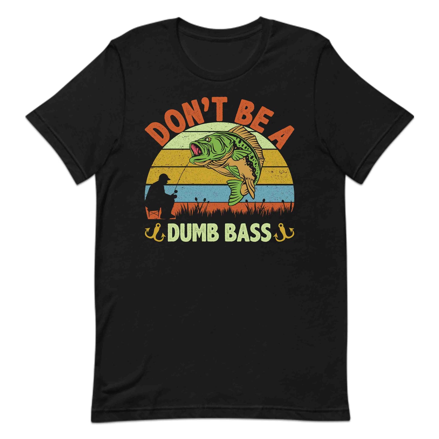 Funny Bass Fishing Don’t Be a Dumb Bass Hilarious Anglers | PRODUCT CODE: FNBSAHDOBUMS