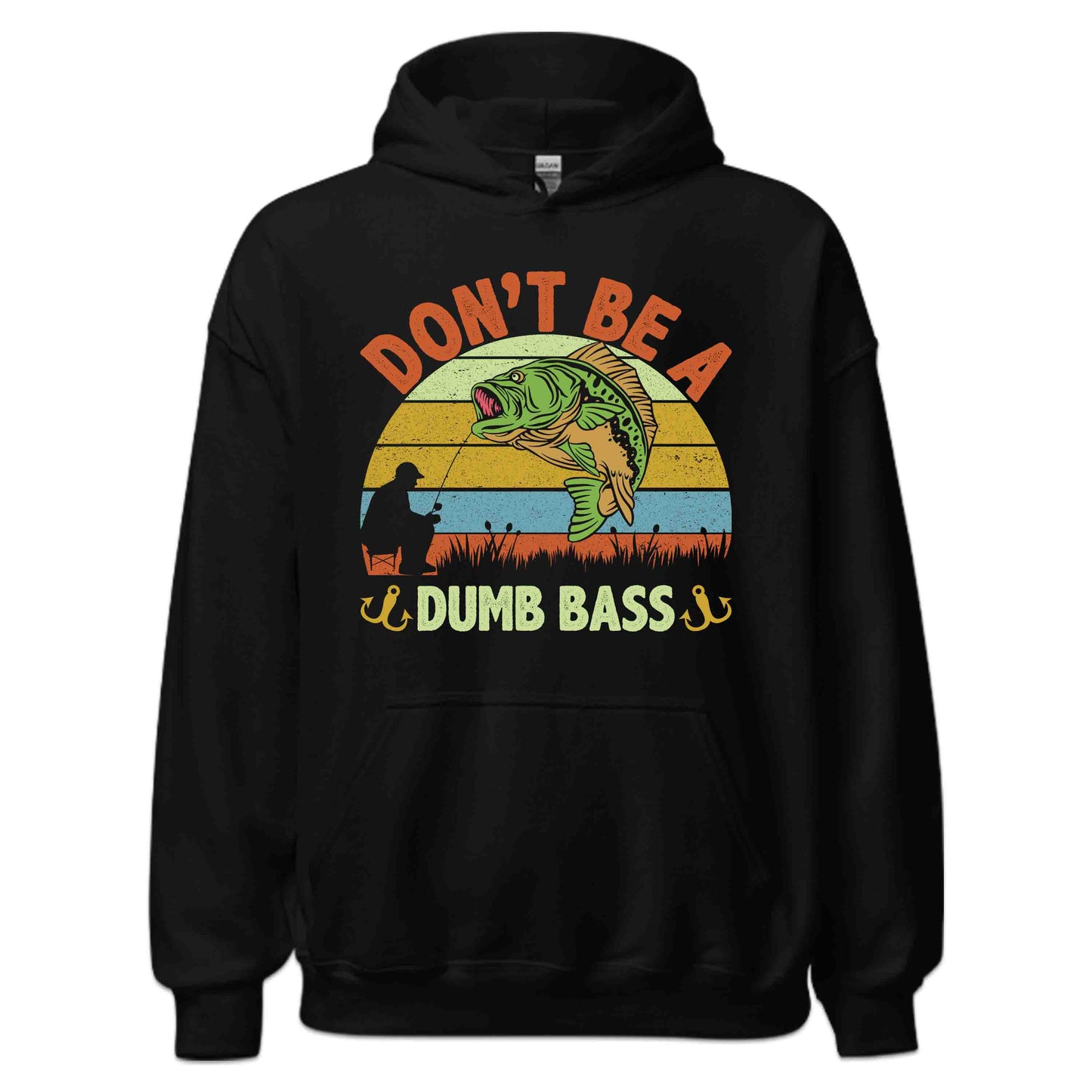 Funny Bass Fishing Don’t Be a Dumb Bass Hilarious Anglers | PRODUCT CODE: FNBSAHDOBUMS