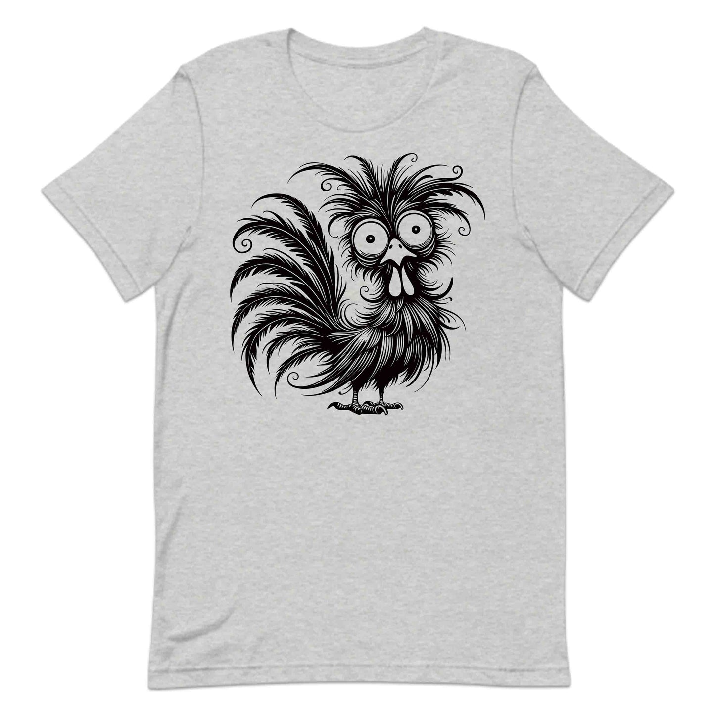 Funny Crazy Chicken Farm Life Humor Style Eccentric Rooster | PRODUCT CODE: FNYCRYZMALFES