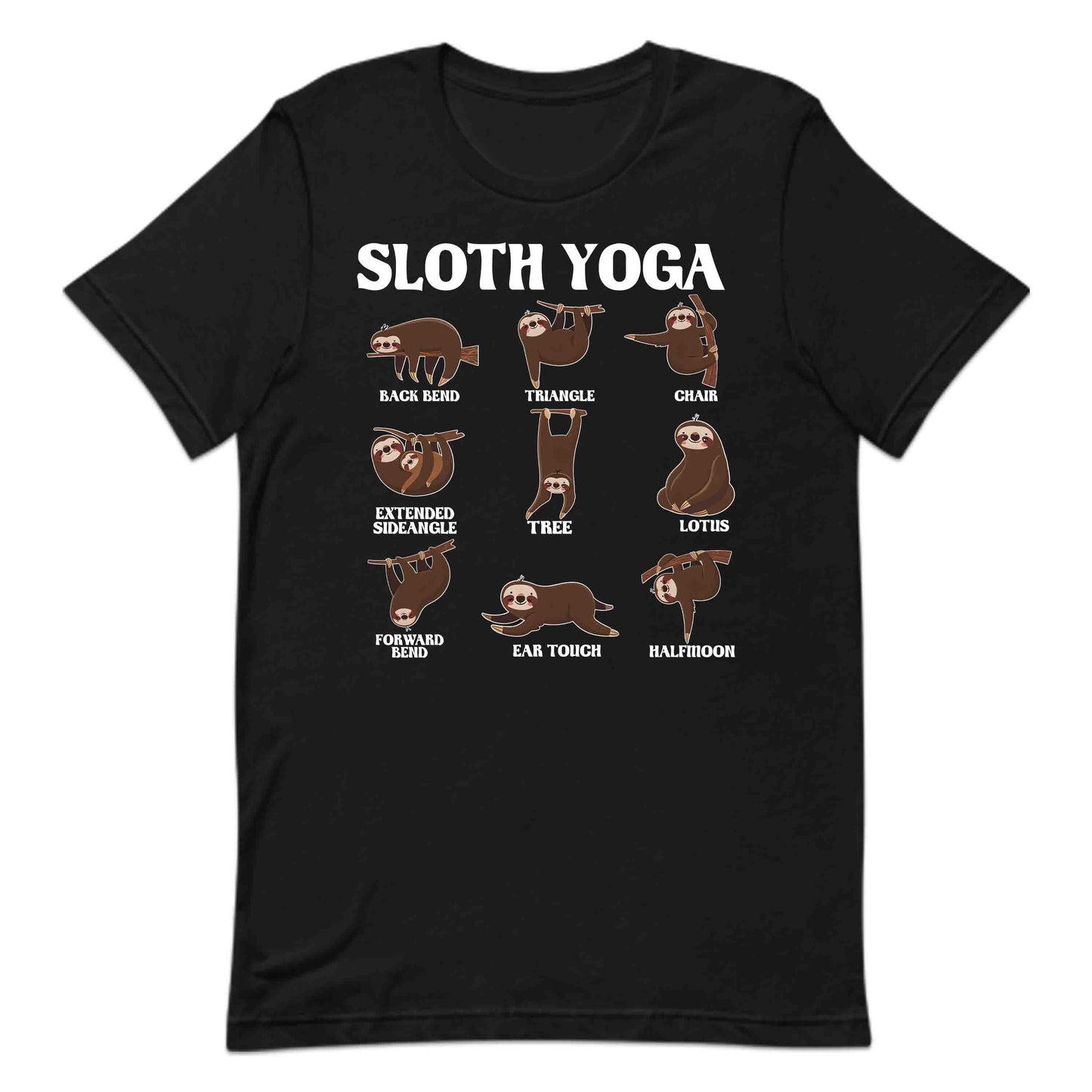 Funny Sloth Yoga Cute Lazy Sloth Doing Yoga Poses | PRODUCT CODE: FNYSLTHEUHLZYD