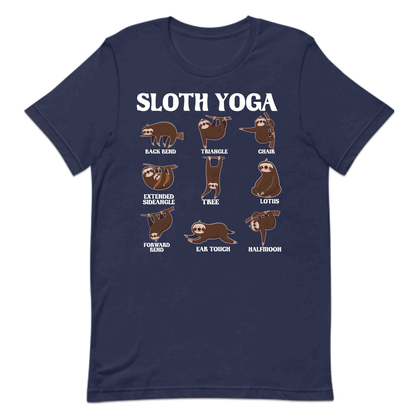 Funny Sloth Yoga Cute Lazy Sloth Doing Yoga Poses | PRODUCT CODE: FNYSLTHEUHLZYD