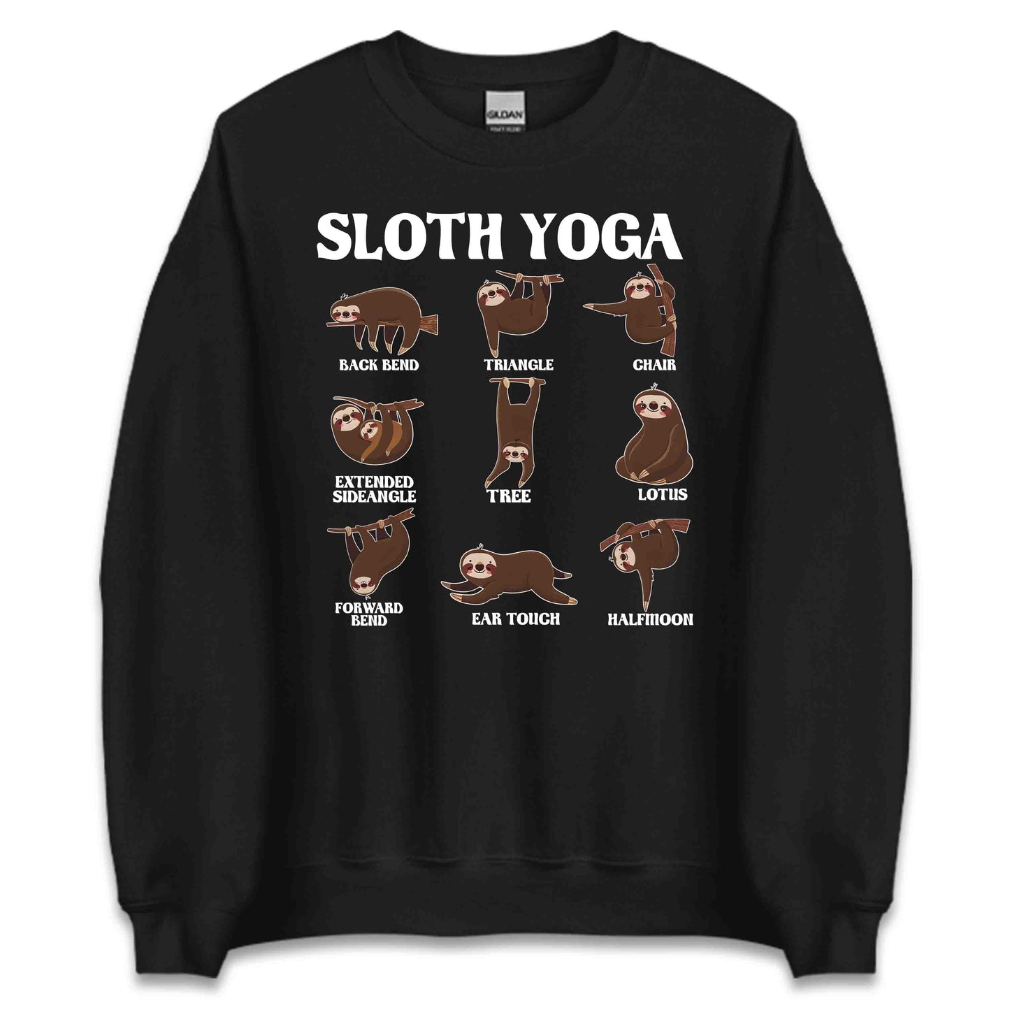 Funny Sloth Yoga Cute Lazy Sloth Doing Yoga Poses | PRODUCT CODE: FNYSLTHEUHLZYD
