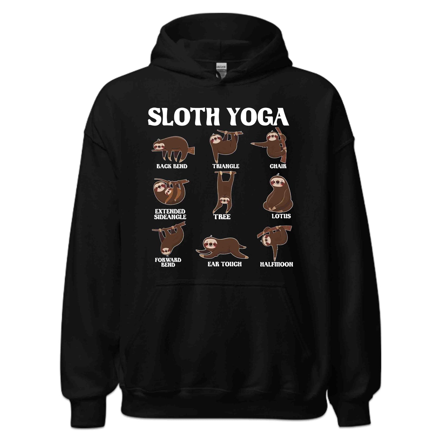 Funny Sloth Yoga Cute Lazy Sloth Doing Yoga Poses | PRODUCT CODE: FNYSLTHEUHLZYD