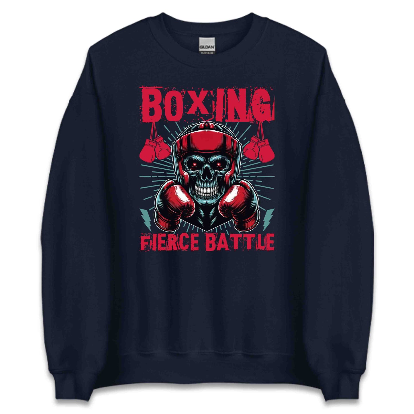 Fierce Battle Skull Boxing Gothic Fighters | PRODUCT CODE: FRCBLUWQNBPA