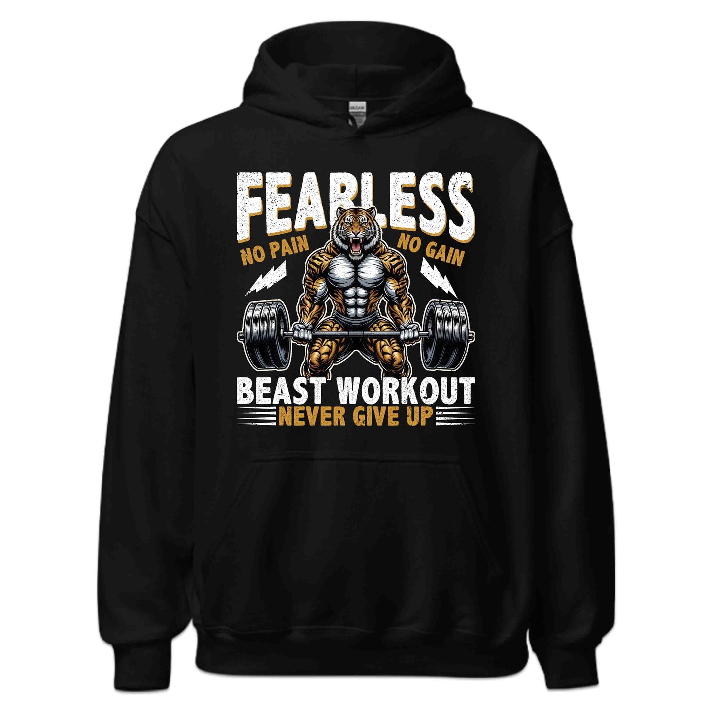 Fearless Tiger Gym Beast Workout No Pain No Gain | PRODUCT CODE: FRLSETGRMYWK