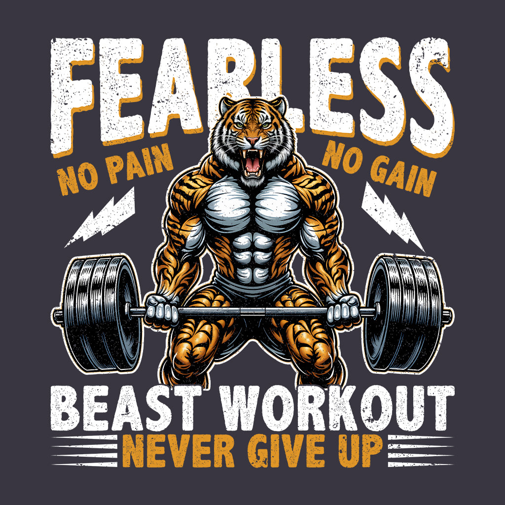 Fearless Tiger Gym Beast Workout No Pain No Gain | PRODUCT CODE: FRLSETGRMYWK