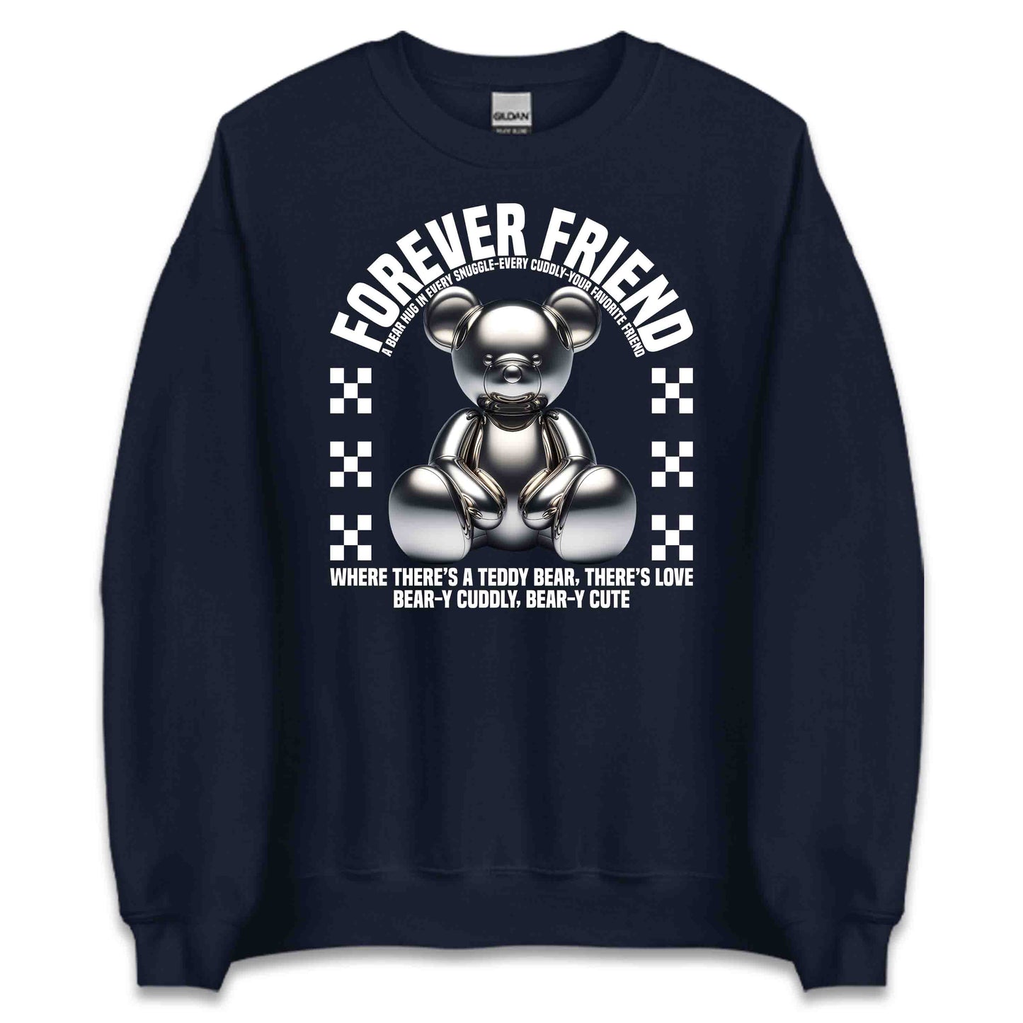 Forever Friend Teddy Bear Snuggle Enthusiasts Shiny Metallic Teddy Bear | PRODUCT CODE: FRVNDSYDBRAN
