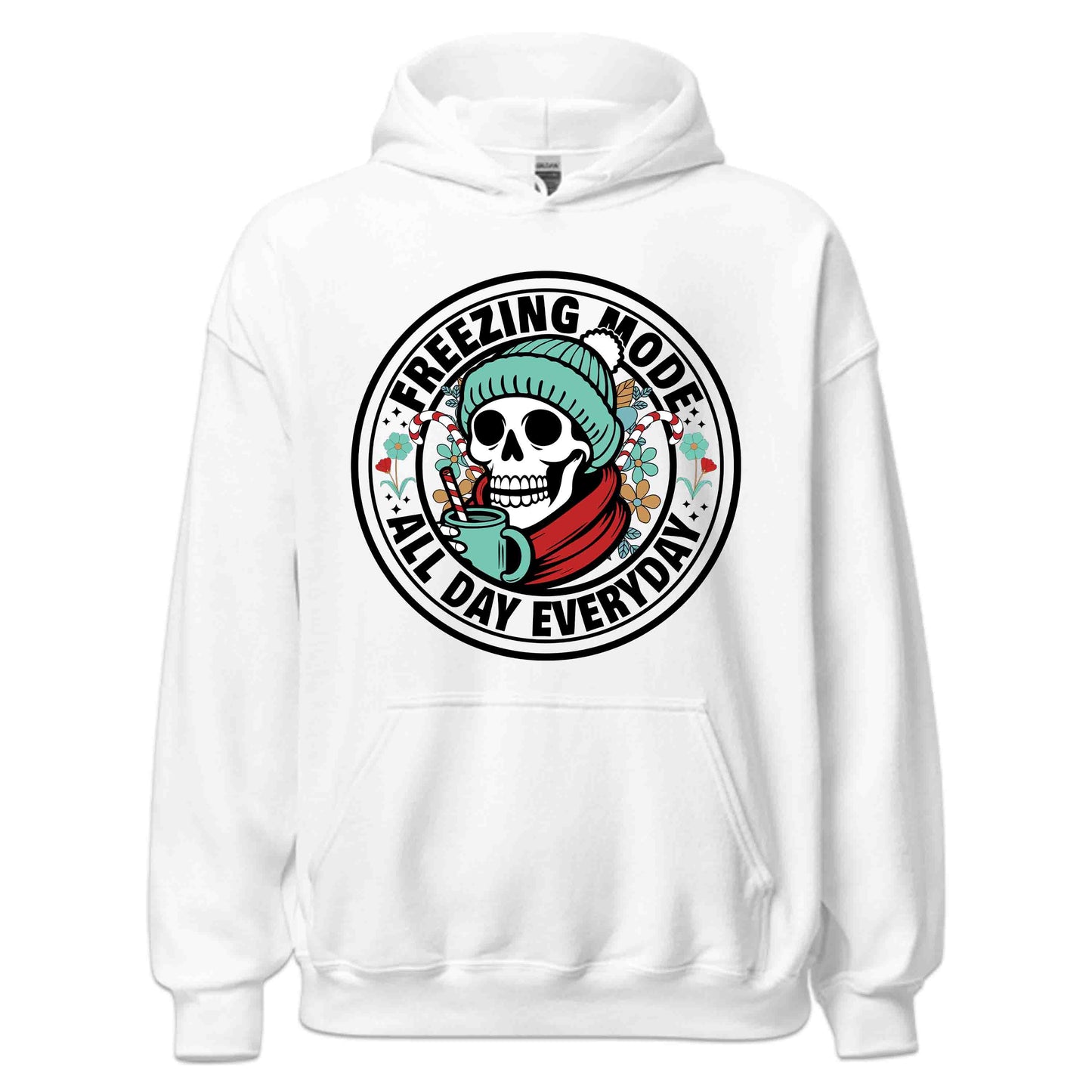Freezing Mode All Day Everyday Christmas Skeleton Gothic Xmas | PRODUCT CODE: FRZNGMDOALYE