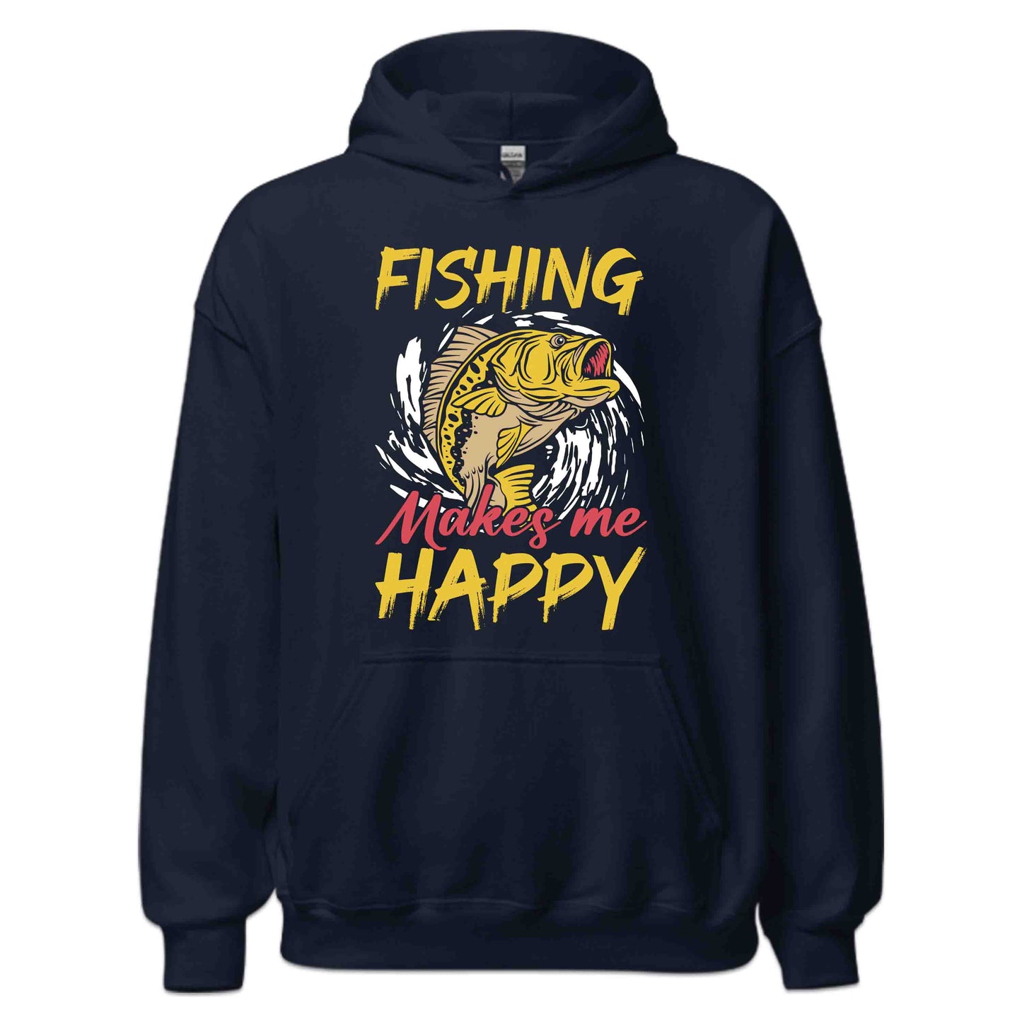 Fishing Makes Me Happy Retro Fisherman | PRODUCT CODE: FSHMKEHPYRT