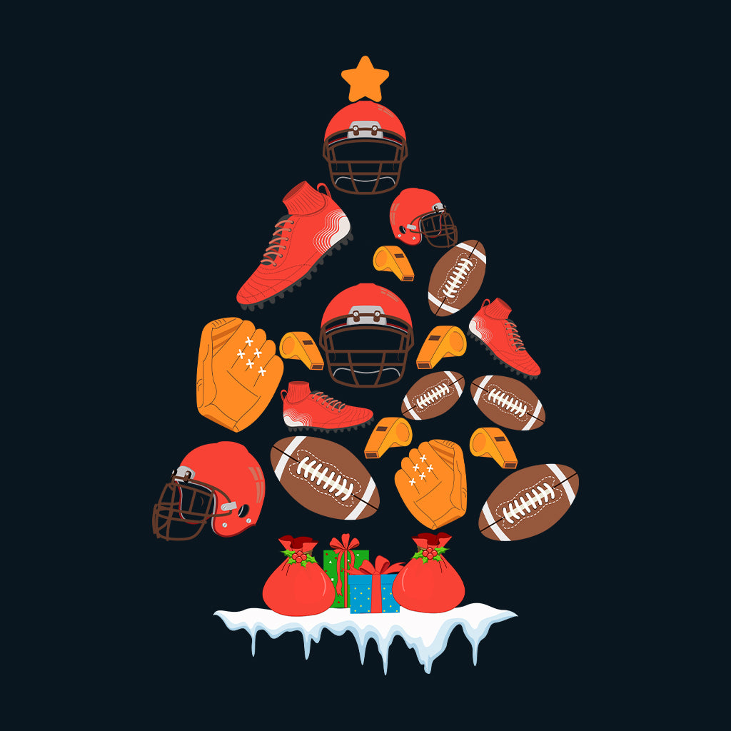 Football Christmas Tree American Football Xmas | PRODUCT CODE: FTNBAMRCAXMS
