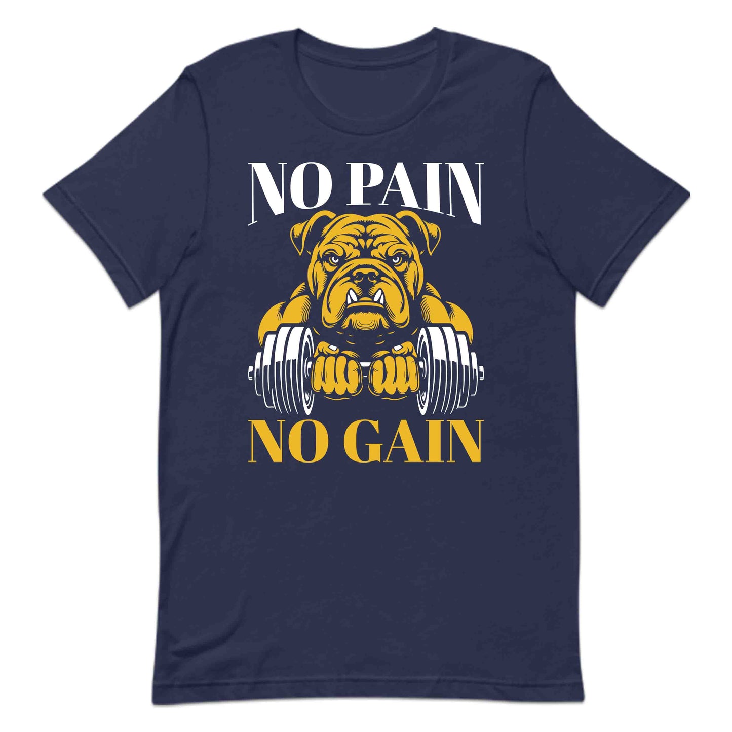 Fitness Bulldog Gym No Pain No Gain | PRODUCT CODE: FTNBLDGOYMAP