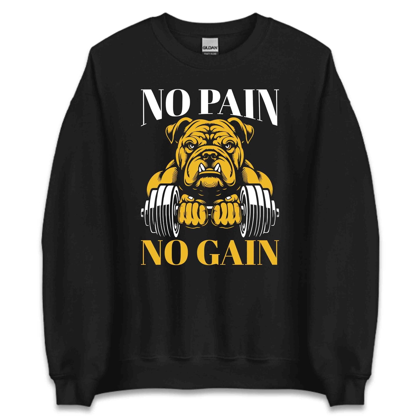 Fitness Bulldog Gym No Pain No Gain | PRODUCT CODE: FTNBLDGOYMAP
